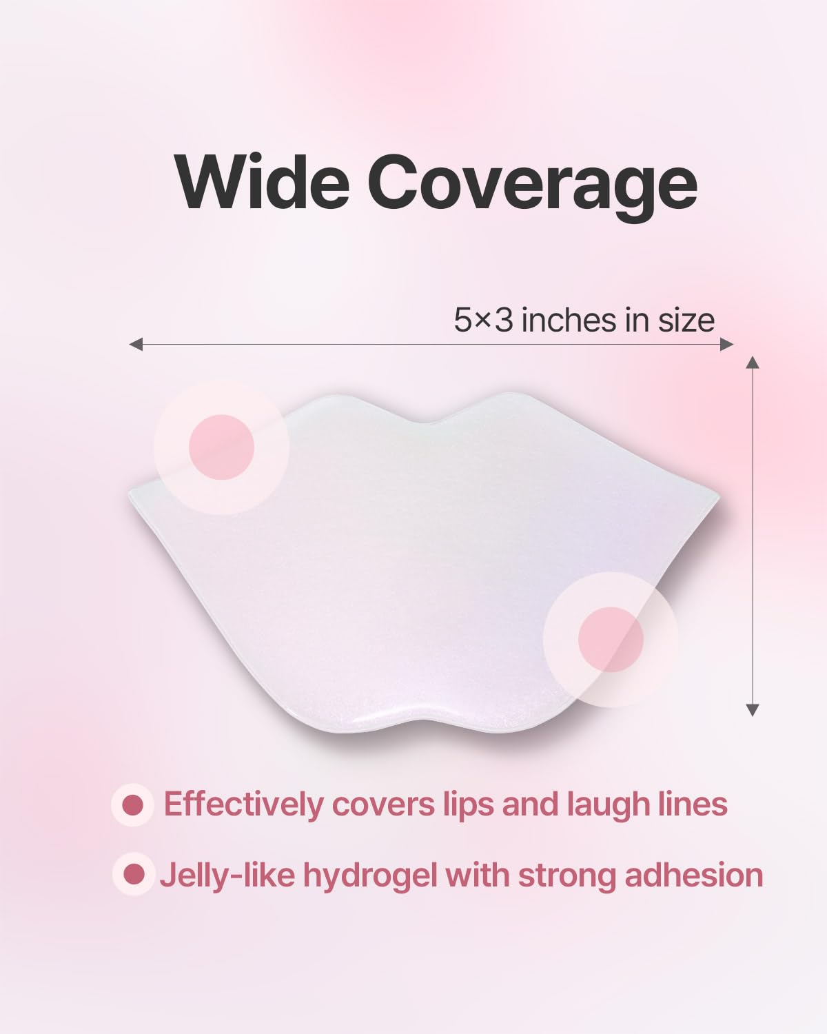 Aura Quartz Hydrogel Lip Mask 5ea - Moisturizing Lip Mask with Retinol, Peptide, Collagen, PDRN, Bakuchiol, Anti-aging Lip Care for Dry Lips, Reduces Laugh Lines, Smooth and Plump Lips Halalzen