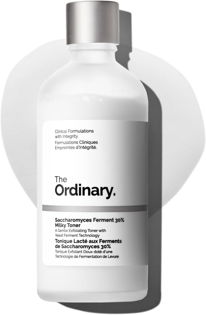 The Ordinary Saccharomyces Ferment 30% Milky Toner, Exfoliating and Hydrating Toner for Smoother, Brighter Skin, 100ml Halalzen