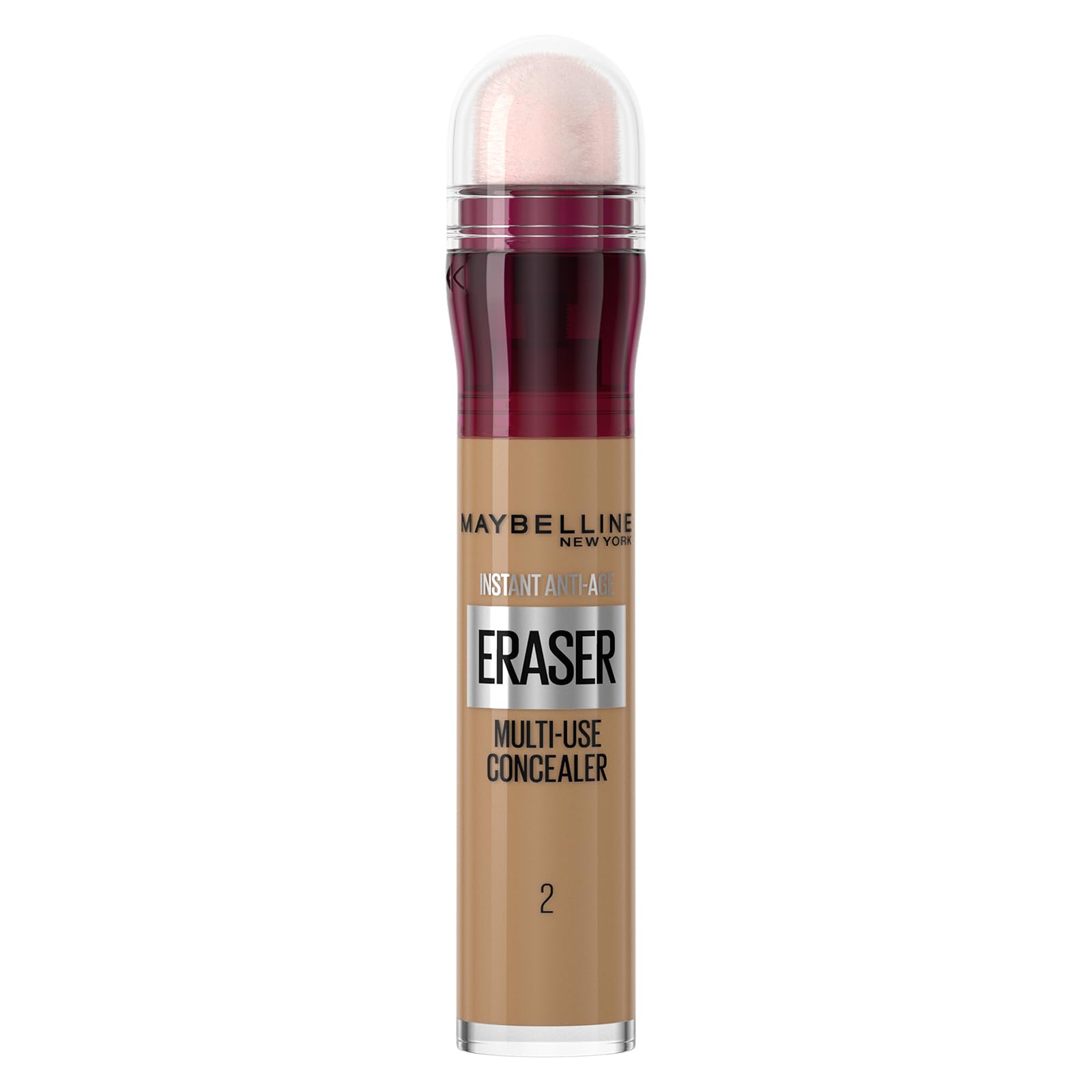 Maybelline Instant Anti-Age Eraser Eye Concealer for Face, Dark Circles, Blemish & Fine Lines Concealer, Full Coverage, Dermatologist Tested, Suitable for Sensitive Skin, Shade: 00 Ivory Halalzen