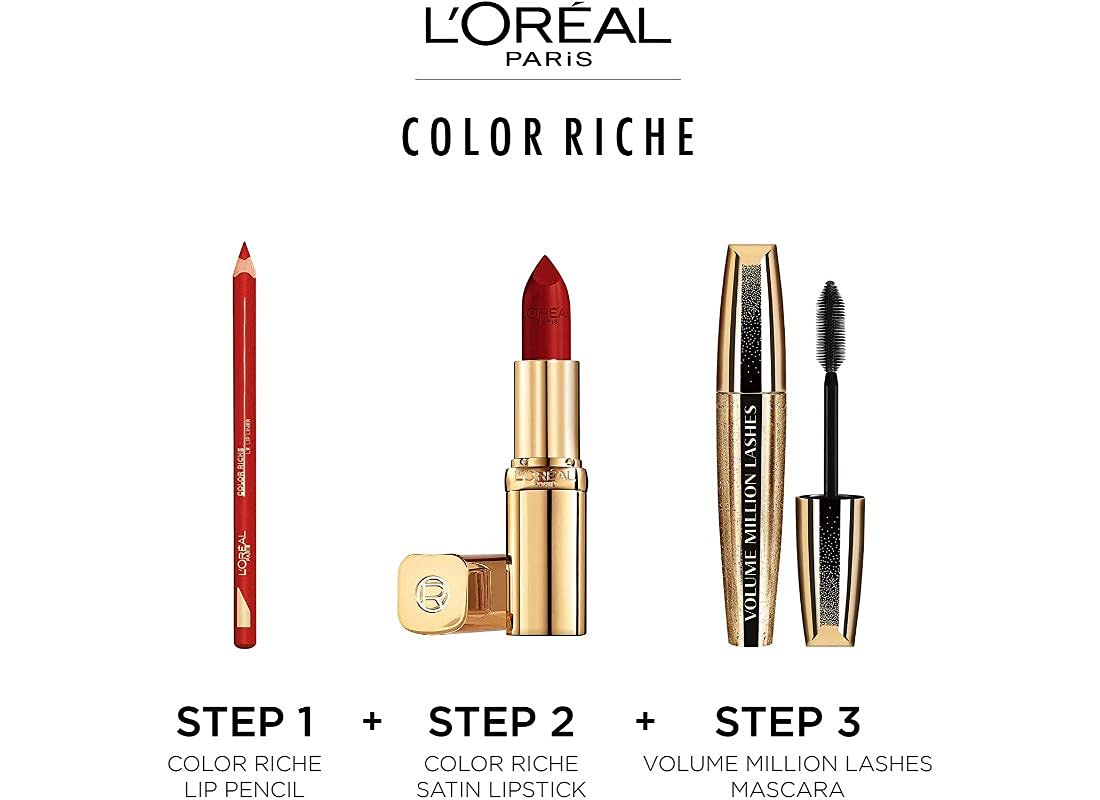 L'Oréal Paris Color Riche Satin Smooth Lipstick, Moisturising Pure Pigment Lip Colour, With Omega 3 & Vitamin E, 235 Nude Gold Halalzen
