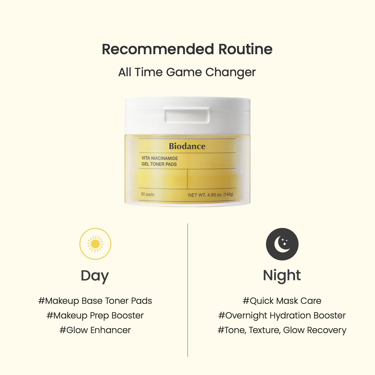 Biodance Collagen Gel Toner Pads, Porenverkleinerer für das Gesicht, verbessert die Elastizität, aufpolsternde Toner-Pads für empfindliche Haut, vorgetränkte Pads, koreanische Hautpflege, Muttertagsgeschenkeㅣ60 Pads