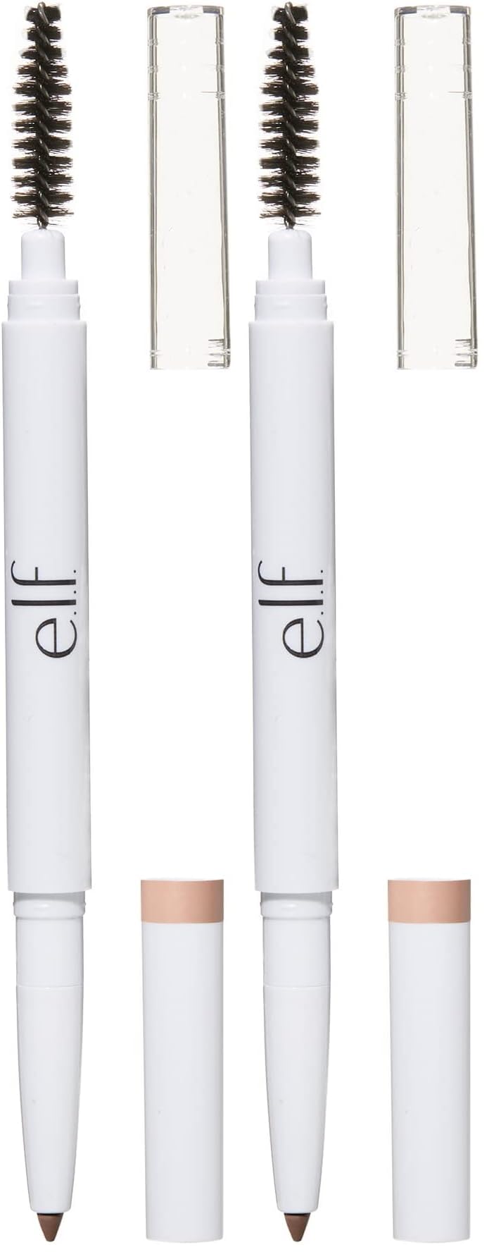 e.l.f. Instant Lift Brow Pencil, Dual-Sided, Precise, Fine Tip, Shapes, Defines, Fills Brows, Contours, Combs, Tames, Natural Brown, 0.18 g (Pack of 1)