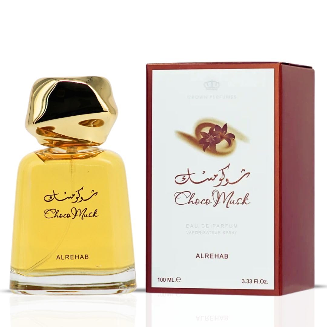 Al-Rehab Choco Musk Eau de Parfum Spray für Damen, 1,65 oz/50 ml