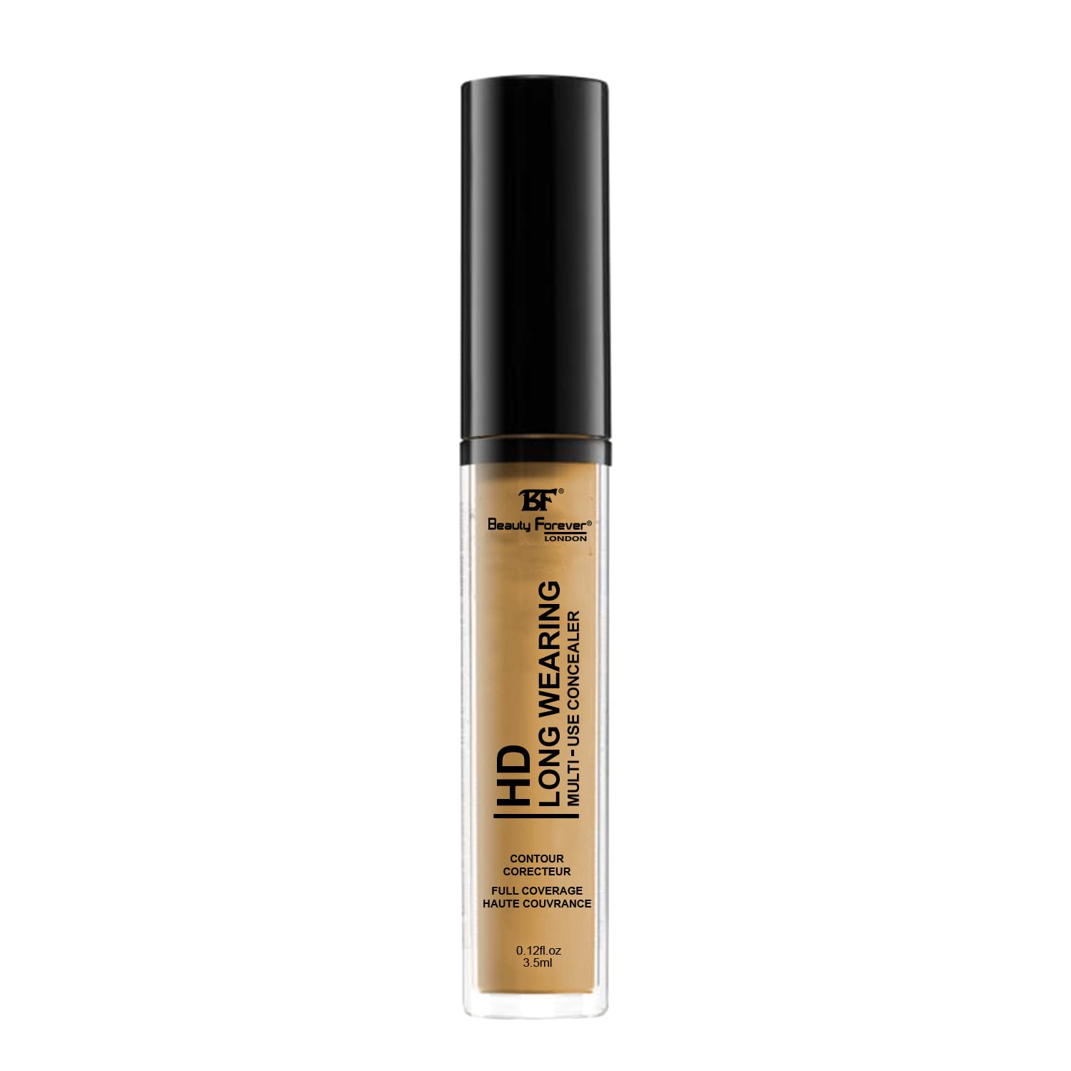 Beauty Forever HD Long Wearing Multi-use Concealer, Emollient Rich Formula, Creamy & Blend-able, 3.5ml (04 SAND) Halalzen