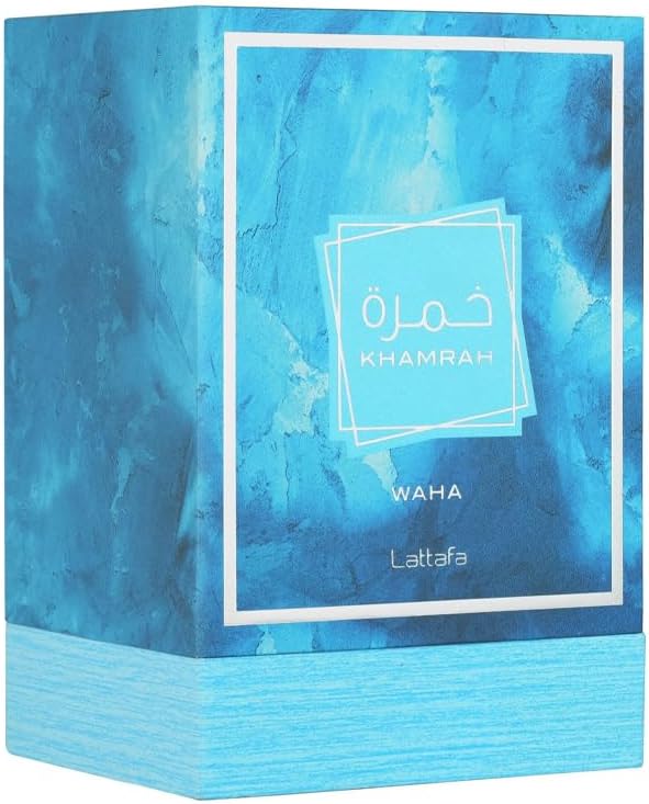 Lattafa Khamrah Waha Unisex EDP 100ml - Fresh Yuzu Cucumber Sea Salt Accord