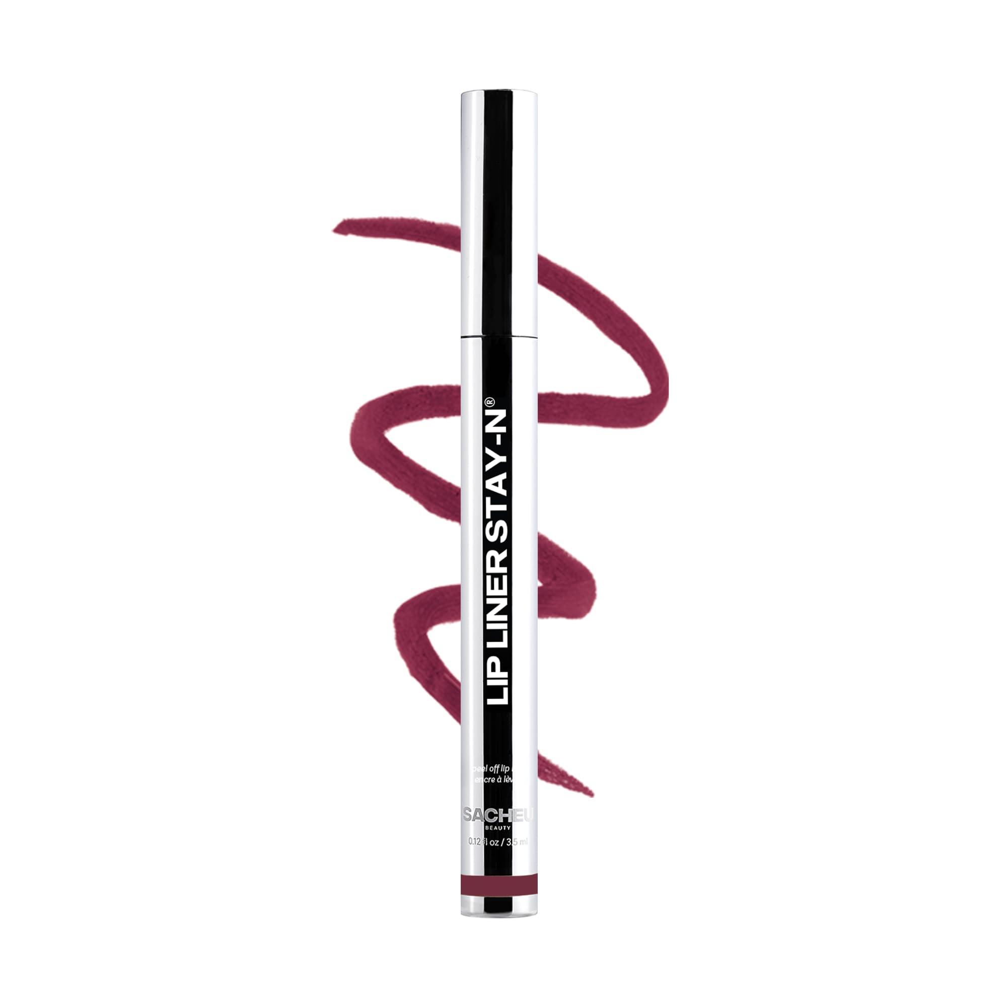 Sacheu Lip Liner STAY-N Peel Off Lip Stain - Long Lasting Waterproof Lip Tint with Hyaluronic Acid & Vitamin E – Transfer Proof Matte Finish, Vegan & Cruelty-Free (Deep Bundle) Halalzen