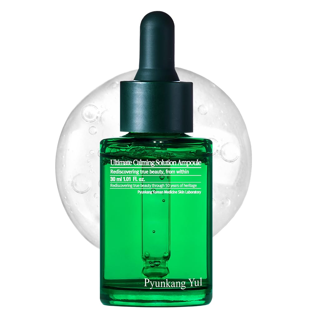 Pyunkang Yul PKY Moisture Ampoule - Hydrates & Soothes Oily, Sensitive Skin, 90% Barberry Root Extract, 6 Essential Ingredients, Korean skincare. (3.4 Fl. Oz, 100ml)