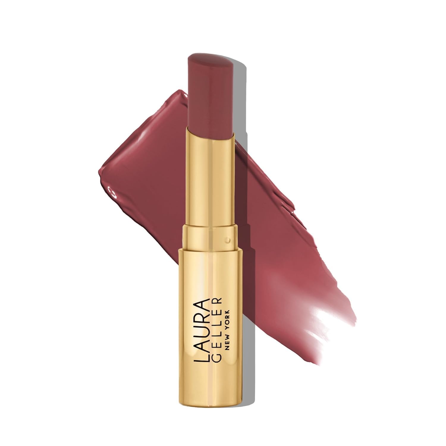LAURA GELLER NEW YORK Jelly Balm Moisturizing Tinted Lip Balm - A Latte Love - Hydrating Vitamin E - Semi-Shine Finish