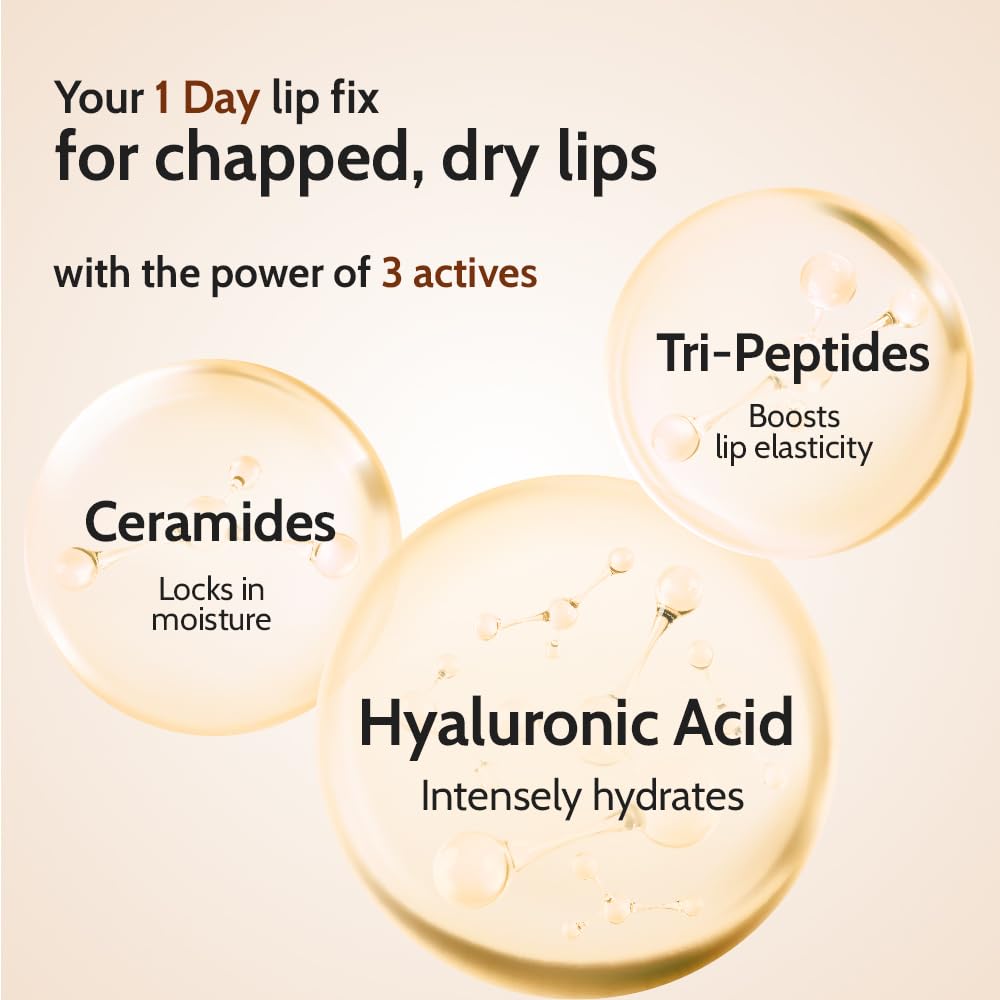 Chemist At Play's Natural Lip Balm| Repairs Chapped Lips Brightens Dark Lips | 1% Kojic Acid| SPF 50 PA++++| For men and women| 4.5gm