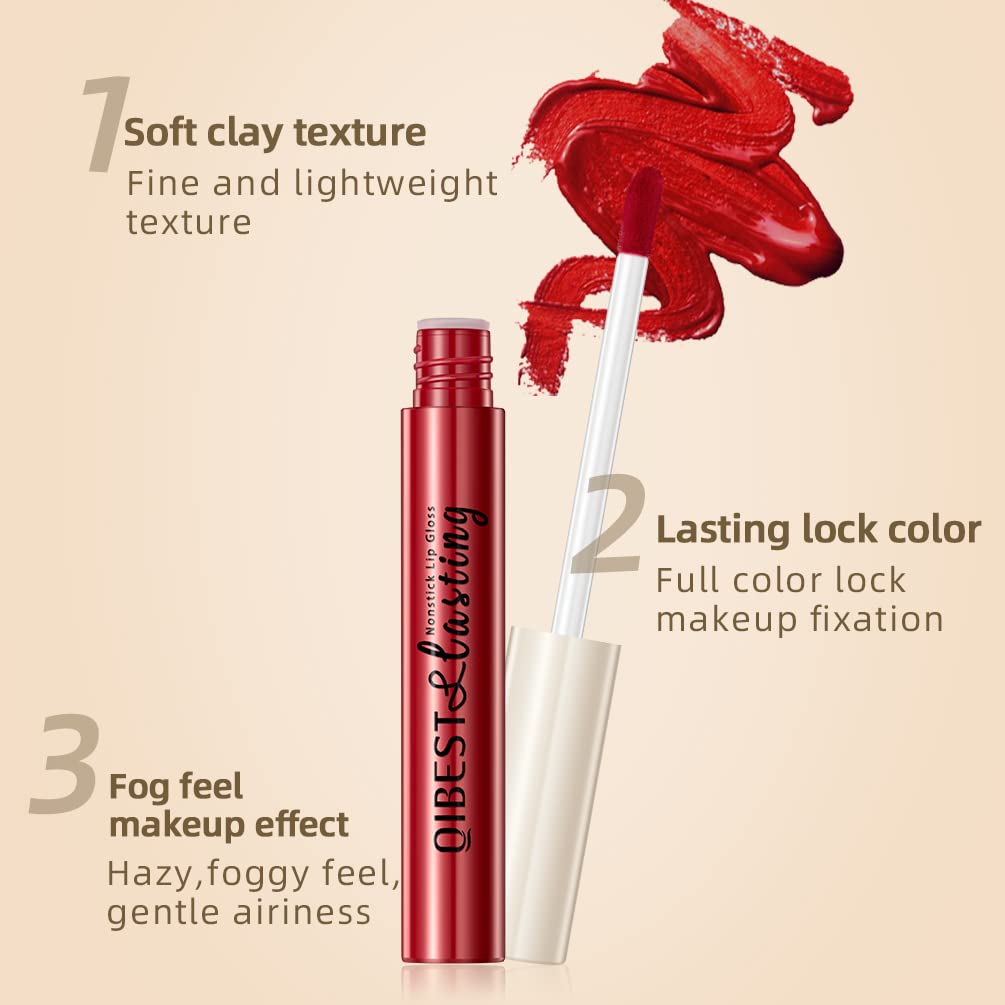12 Colors Matte Liquid Lipstick Set Velvety Lip Gloss Lip Kit Waterproof Long Lasting Wear Nude Lip Gloss Beauty Cosmetics Gift Box Set (Set A, Set A) Halalzen