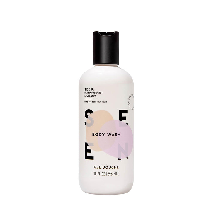 SEEN Body Wash, Fragrance Free - Non-Comedogenic & Non-Irritating Body Wash- Dermatologist-Developed - Safe for Sensitive, Eczema & Acne Prone Skin