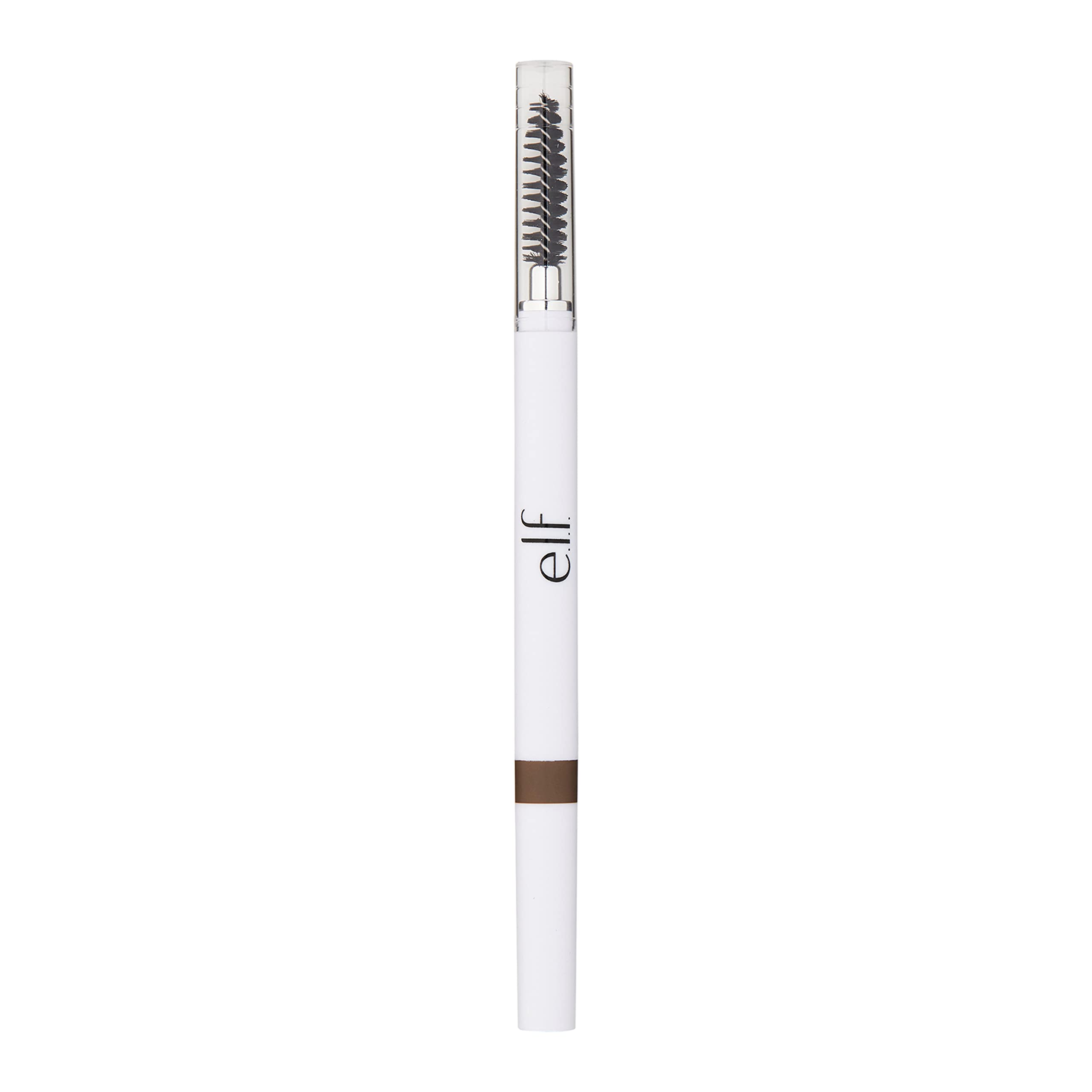 e.l.f. Instant Lift Brow Pencil, Dual-Sided, Precise, Fine Tip, Shapes, Defines, Fills Brows, Contours, Combs, Tames, Natural Brown, 0.18 g (Pack of 1)