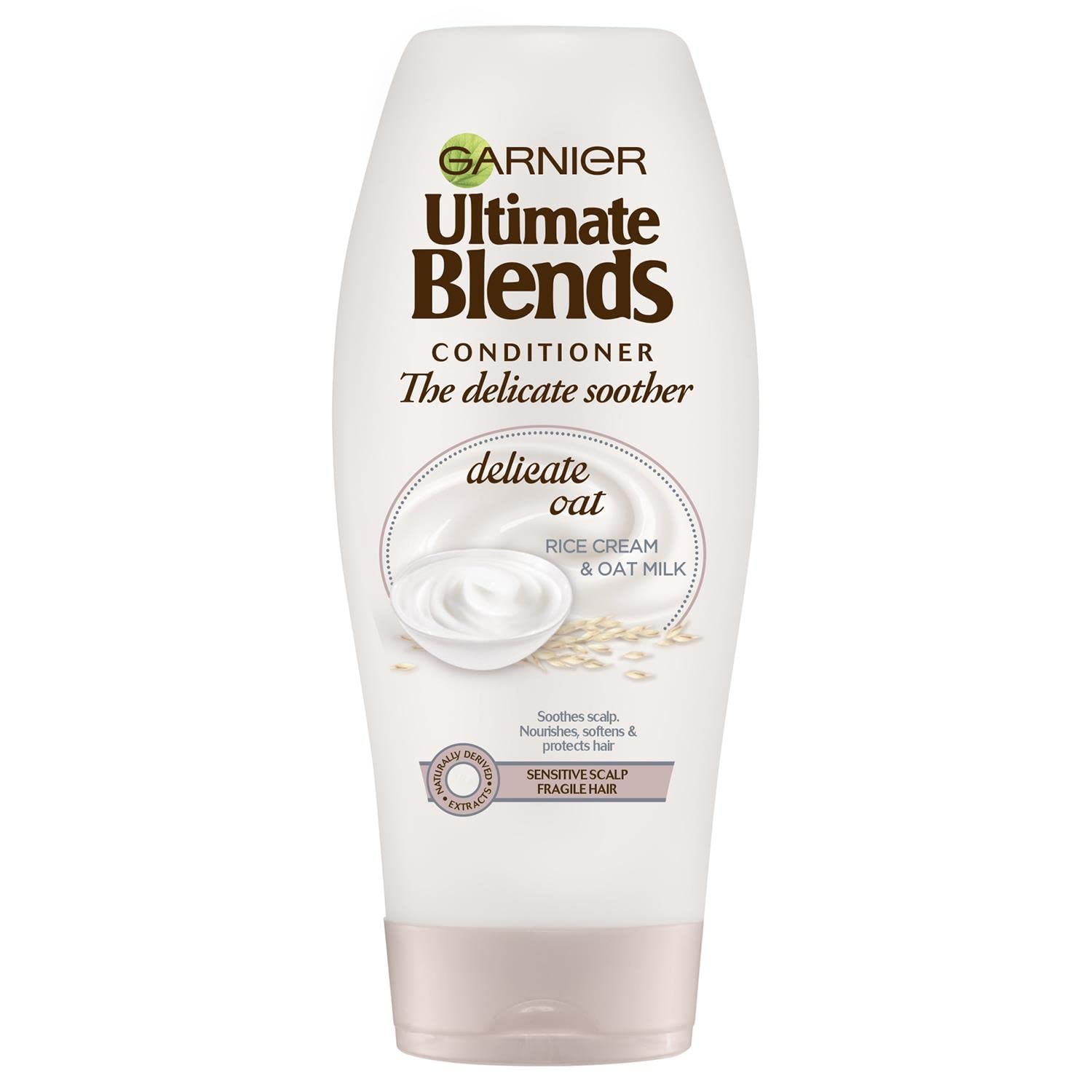Garnier Ultimate Blends Shampoo & Conditioner Set | Delicate Oat With Rice Cream & Oat Milk Soothing for Sensitive Scalp & Fragile Hair | 400 ml