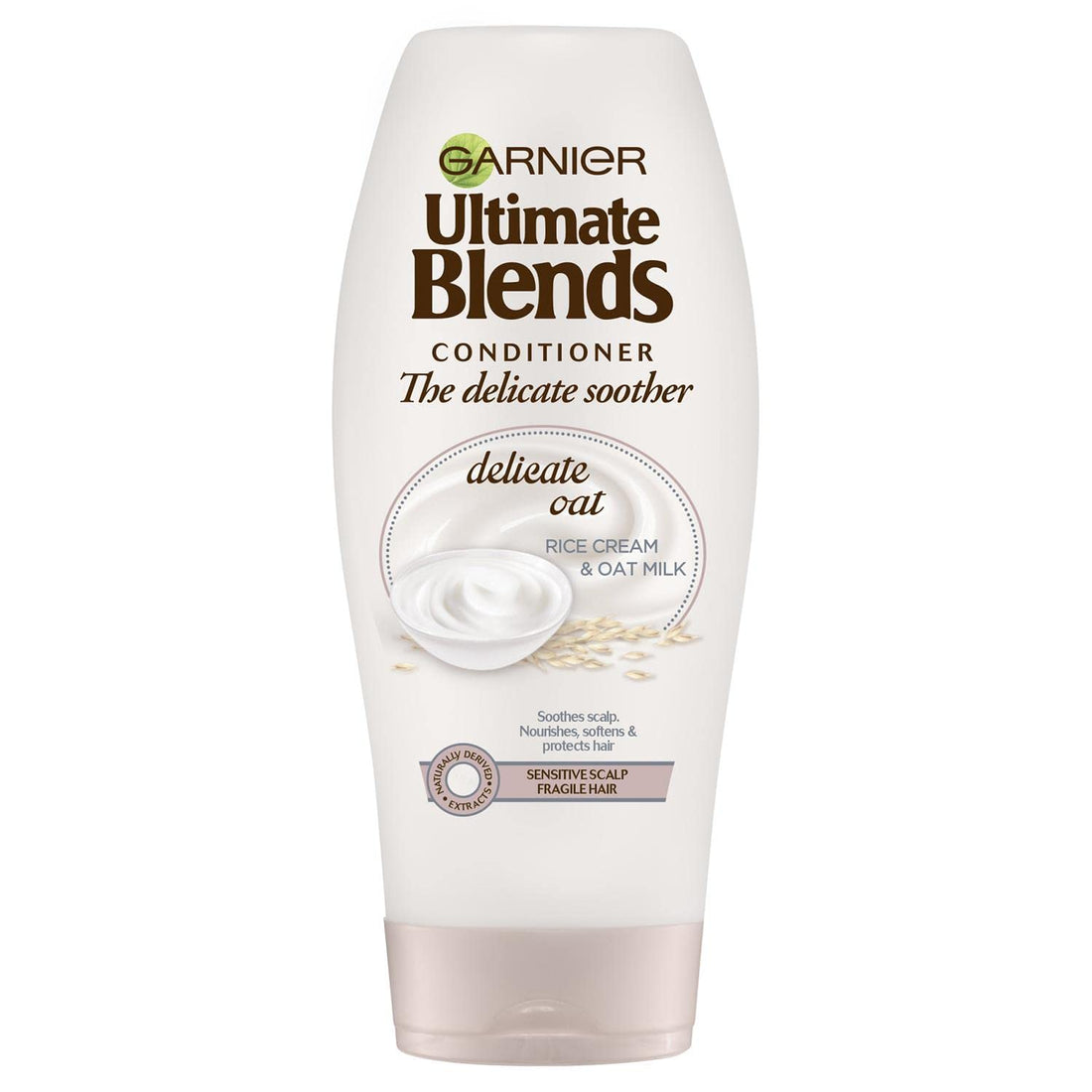 Garnier Ultimate Blends Shampoo & Conditioner Set | Delicate Oat With Rice Cream & Oat Milk Soothing for Sensitive Scalp & Fragile Hair | 400 ml