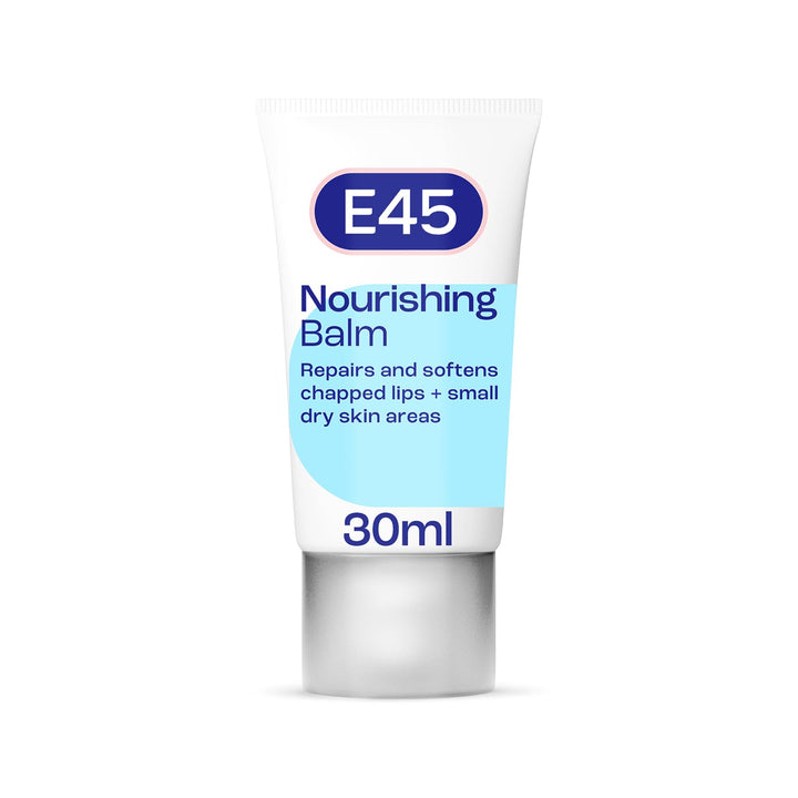 E45 Lips & Dry Skin Lip Balm - Moisturising Natural Lip Balm for Dry & Cracked Lips and Skin - Hydrating and Nourishing Lips Balm with Vitamin E - E45 Cream Lipbalm for Chapped Lips - 30ml Halalzen