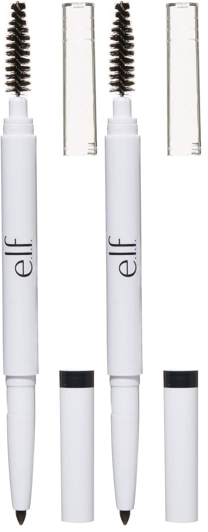 e.l.f. Instant Lift Brow Pencil, Dual-Sided, Precise, Fine Tip, Shapes, Defines, Fills Brows, Contours, Combs, Tames, Natural Brown, 0.18 g (Pack of 1)