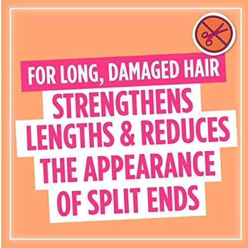 L'Oreal Paris Elvive Dream Lengths Shampoo and Conditioner Set for Long Hair, Nourishing & Strengthening Treatment to Prevent Hair Breakage, Enriched with Castor Oil