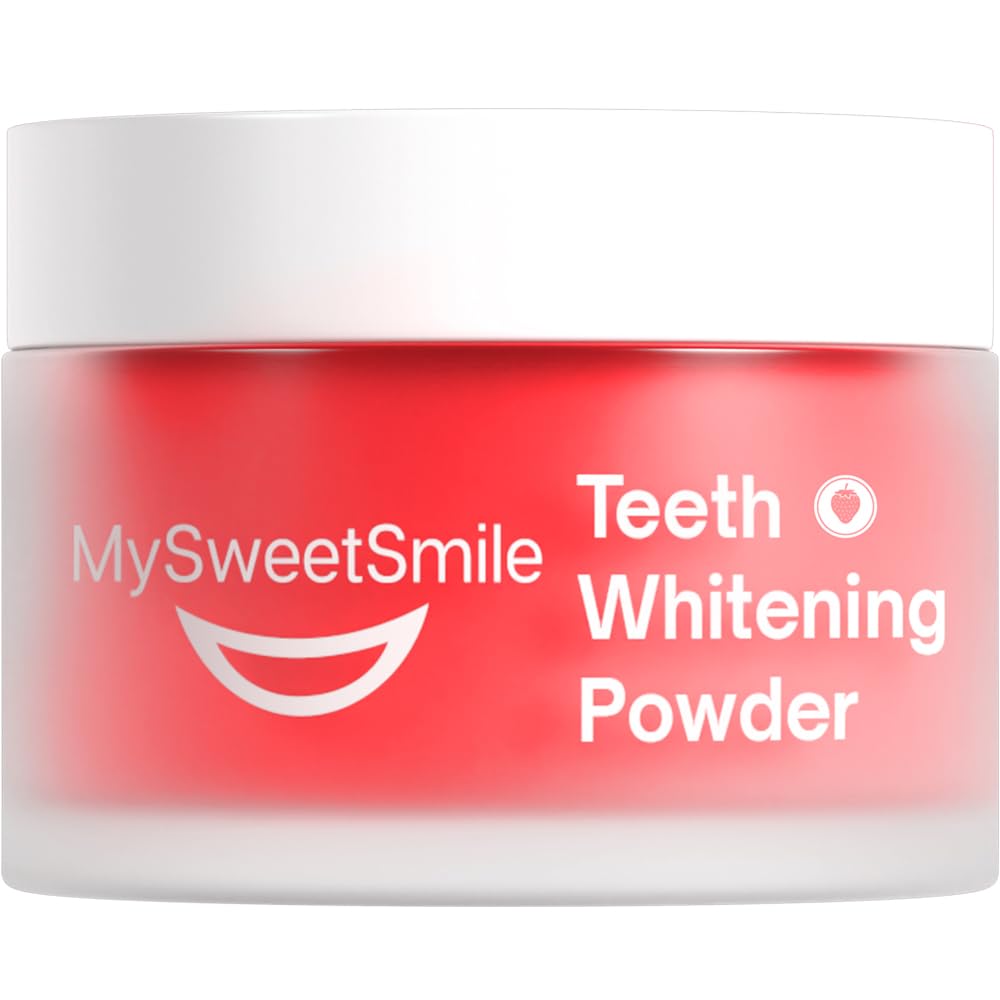 MySweetSmile Teeth Whitening Powder – 6 Month Supply – Removes Years of Coffee, Tea, Smoking & Ageing Stains – Dentist-Approved & Enamel-Safe – IndyBest Award-Winning Whitener – Fresh Mint Flavour