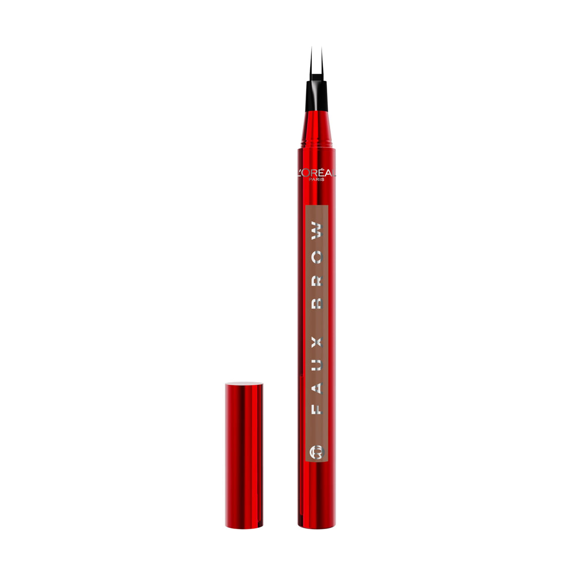 L'Oréal Paris Infallible Faux Brow, Double Brush Tip Brow Tint Pen, Natural Finish, Waterproof, Transfer and Smudge-Resistant, Shaping Brows for up to 48 hours, Shade: Light Brunette