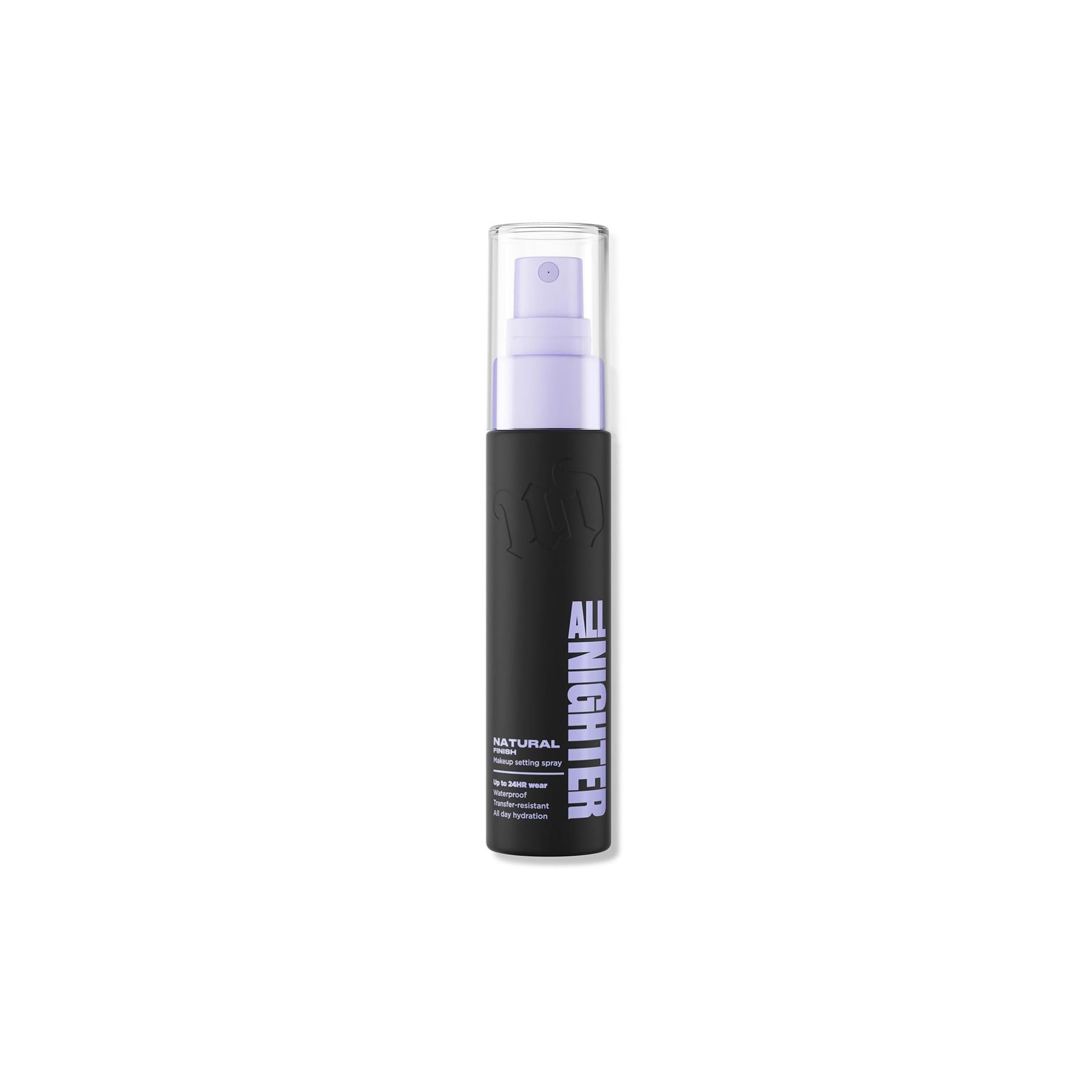 Urban Decay All Nighter Waterproof Makeup Setting Spray Natural Finish, Up to 24hr Wear, +22% Finer Mist, Hydrating, Sweat & Transfer Resistant Halalzen