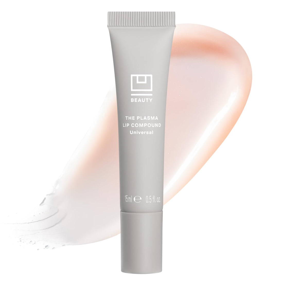 U Beauty The PLASMA Lip Compound - Anti-Wrinkle & Anti-Aging Treatment - Clear Plumping Lip Gloss with Hyaluronic Acid for Deep Hydration - Salicylic Acid, Vitamin E, & Peptides Contour Lips, 15 mL Halalzen