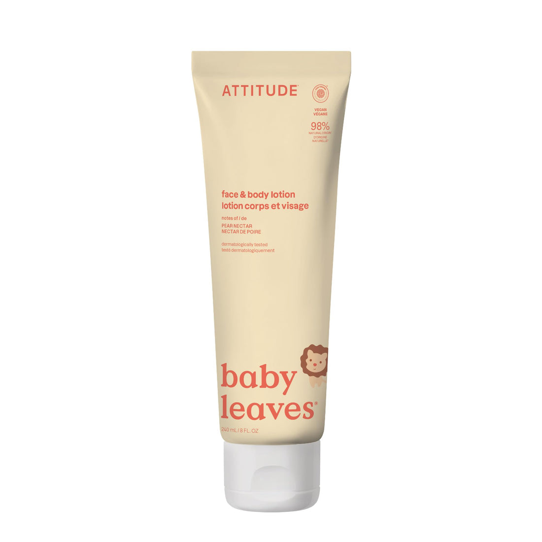 ATTITUDE Baby Lotion, EWG Verified Moisturizer, Dermatologically Tested Moisturizing Cream, Vegan and Cruelty-Free, Unscented, 16 Fl Oz Halalzen