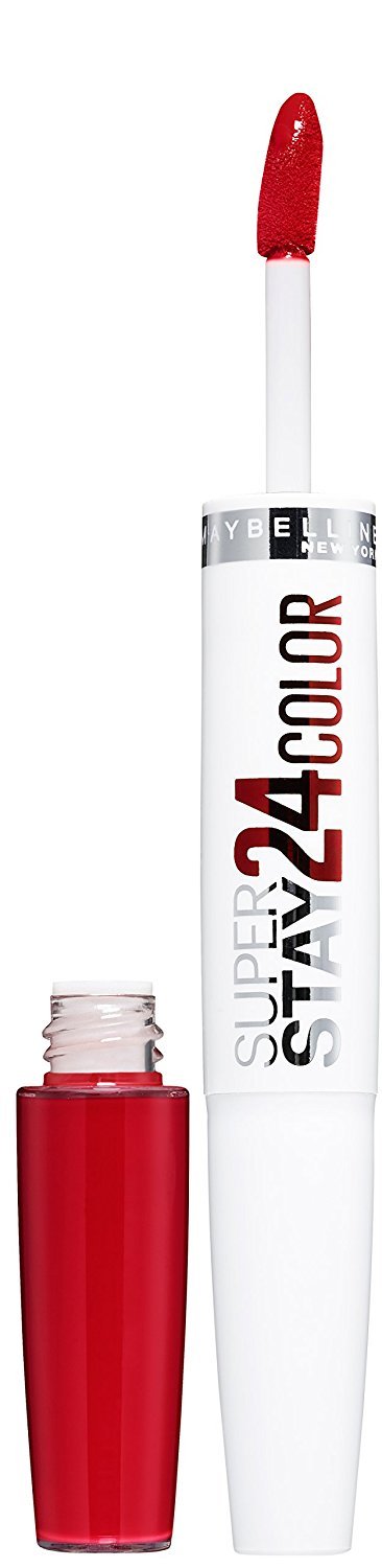 Maybelline Lipstick, SuperStay 24H Liquid Lipstick – Dual-Ended Long-Lasting Color & Moisturizing Lip Balm – Non-Drying, Transfer-Proof, Upto 24Hour, Dual Ended, Shade: 310 Forever Heather Halalzen
