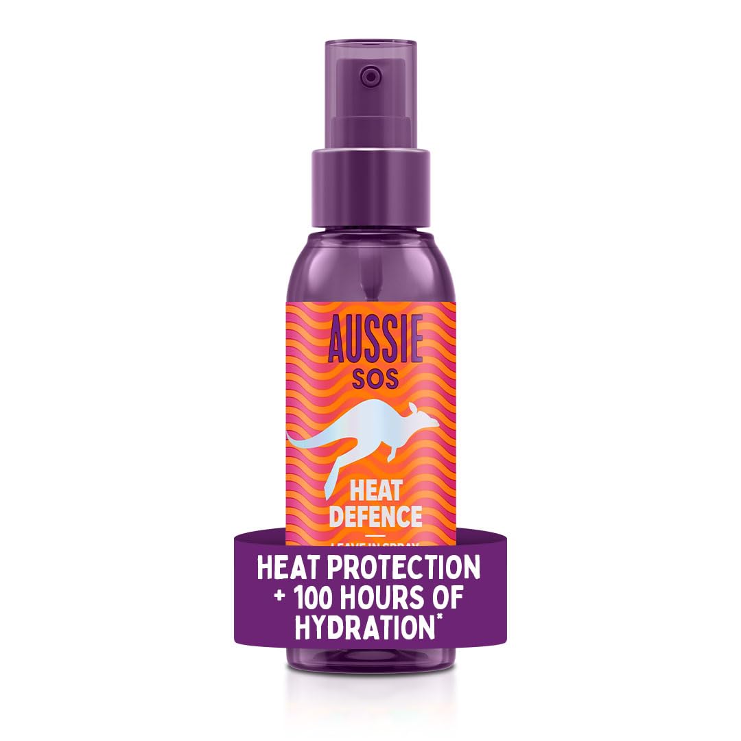 Aussie SOS Hair Rescue All In One Hair Oil 100ml to Detangle and Smoothen Hair While Helping Prevent Split Ends and Keeping Hair Hydrated For 100 Hours. Vegan Formula (Package may vary)