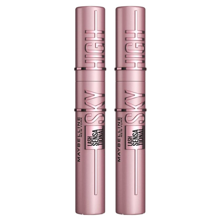 Maybelline New York Lash Sensational Sky High Mascara, Volumising & Lengthening Mascara, Washable Flake-Free Formula Infused with Bamboo Extract & Fibres, 7 ml, Shade: Brown Halalzen