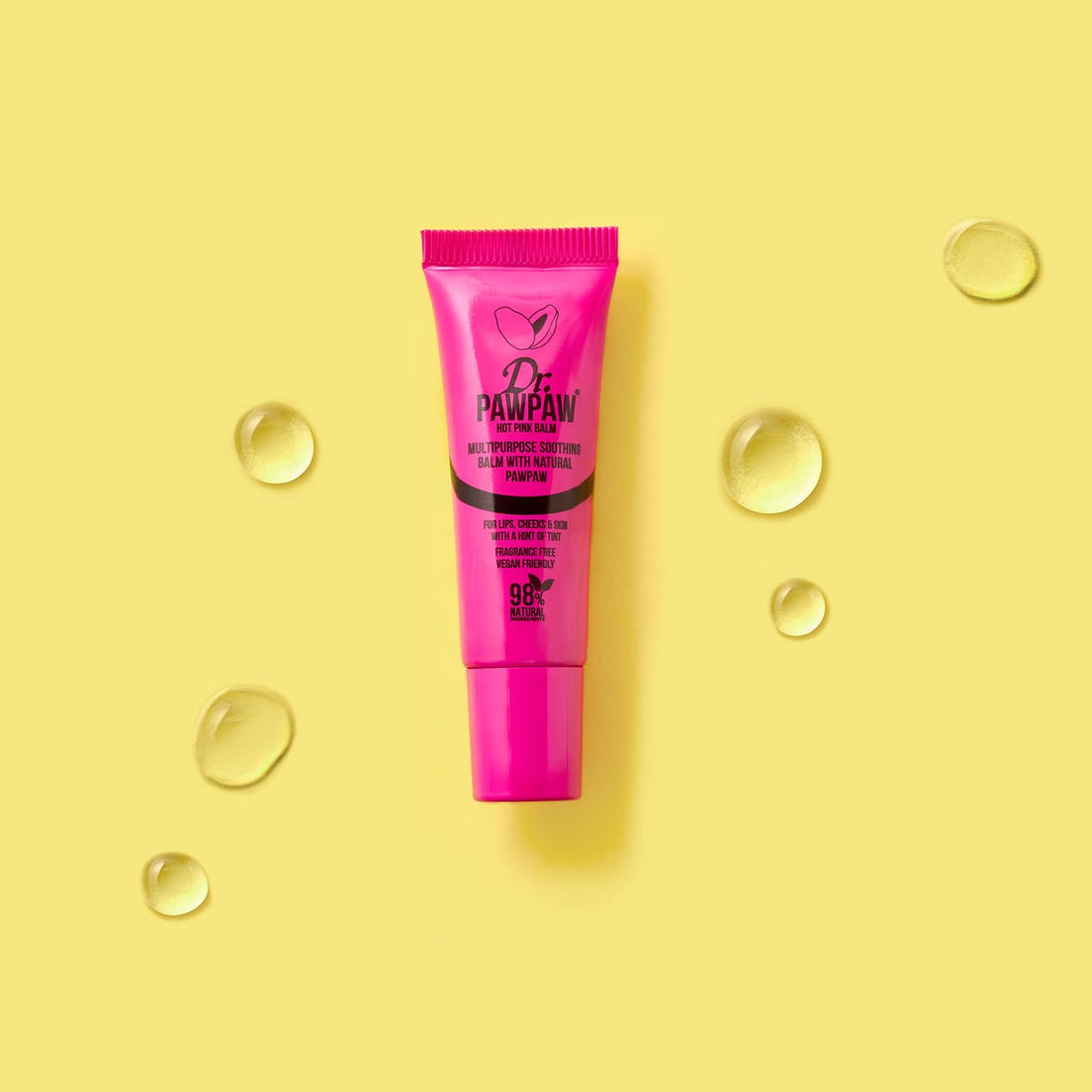 Dr.PAWPAW Overnight Lip Mask 10ml, Natural Hydrating Lip Treatment with Pawpaw Aloe Vera Olive Oil and Peptides, Vegan Balm to Smooth and Plump Lips Overnight Halalzen