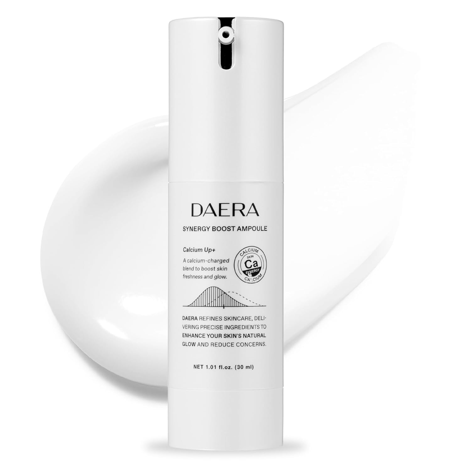 DAERA Synergy Boost Ampoule – Korean Brightening & Hydrating Face Serum, Dark Spot Correcting & Anti-Aging Ampoule with Calcium Up+ Complex, Firming Serum for Glowing Skin, 30ml Halalzen