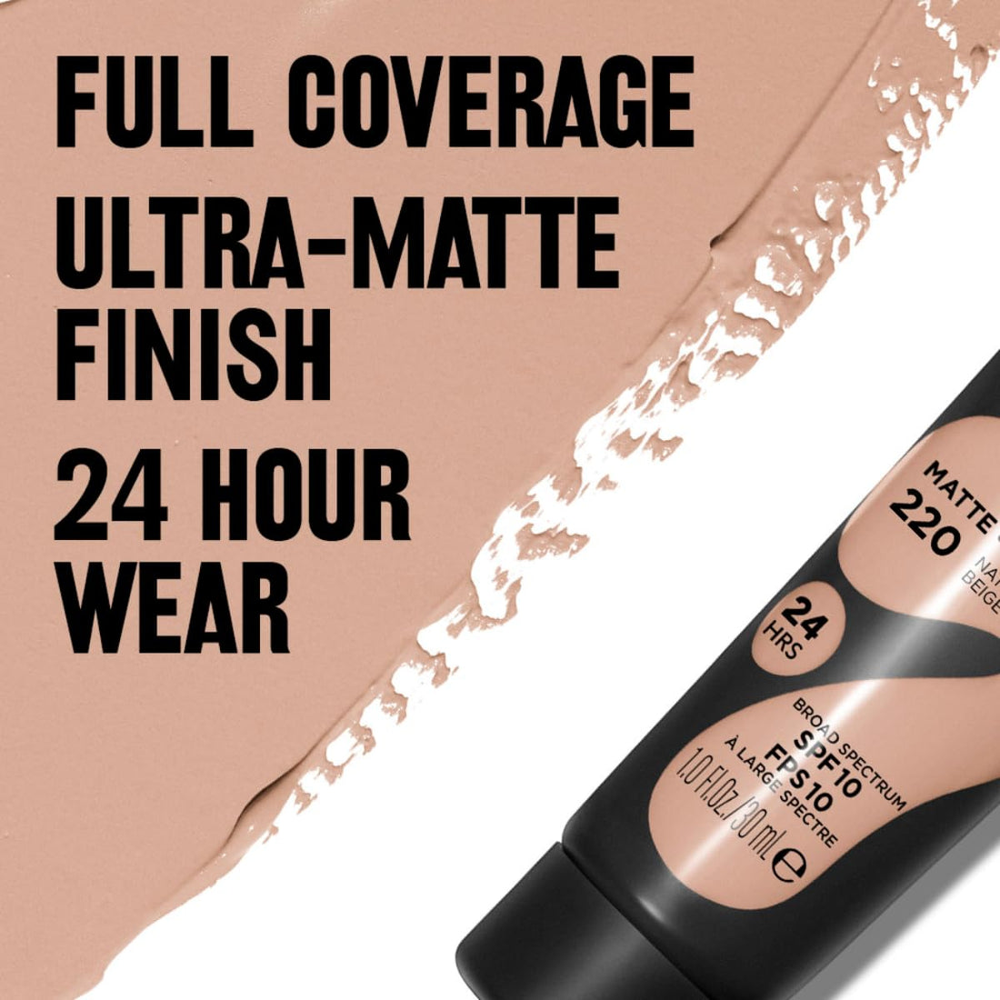Revlon ColorStay Full Cover Longwear Matte Foundation, Heat & Sweat Resistant Lightweight Face Makeup, Buff (150), 30ml Halalzen