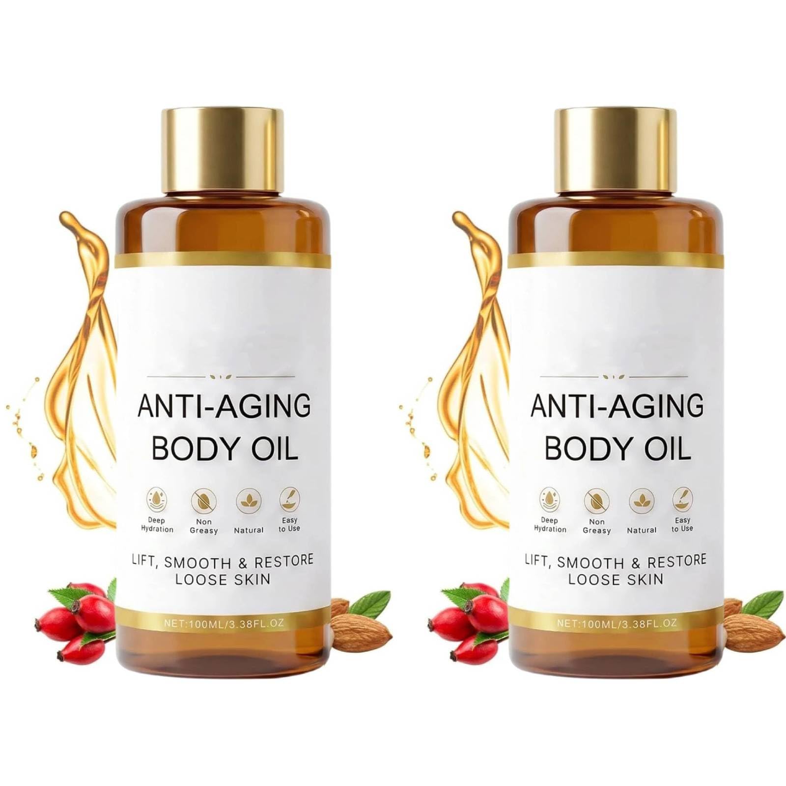 Skincu Anti-Aging Body Oil, 2026 Glow Remedy Oil Skin Tightening, Collagen Oil for Skin Tightening for Crepey Skin, Lightweight and Non Greasy, Plant-Based Formula for Women and Men (1Pc)