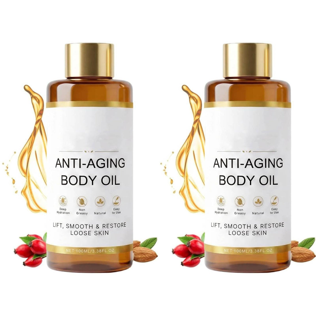 Skincu Anti-Aging Body Oil, 2026 Glow Remedy Oil Skin Tightening, Collagen Oil for Skin Tightening for Crepey Skin, Lightweight and Non Greasy, Plant-Based Formula for Women and Men (1Pc)