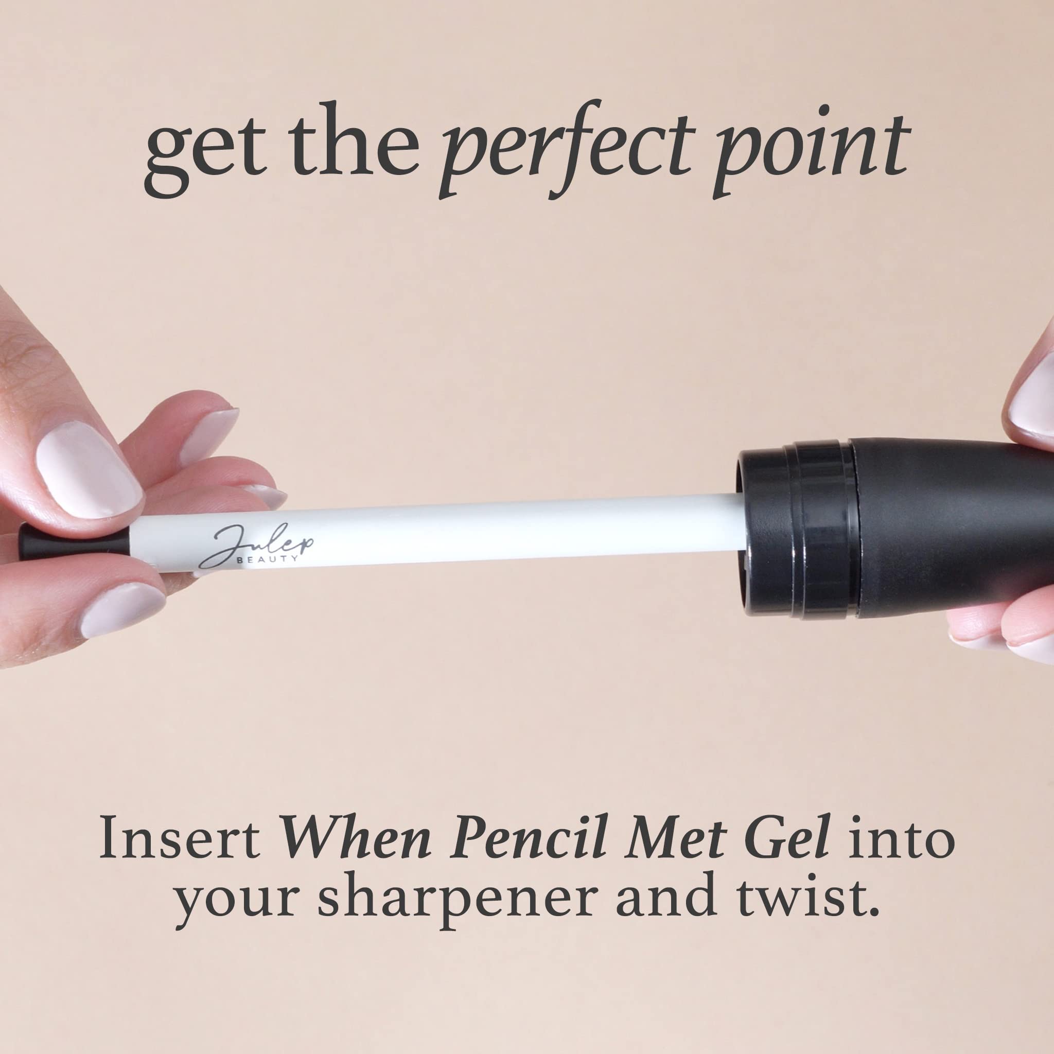 Julep When Pencil Met Gel Sharpenable Longwear Gel Eyeliner Pencil (Soft Black) High-Performance, Waterproof, Transfer & Smudge Proof Eyeliner Halalzen
