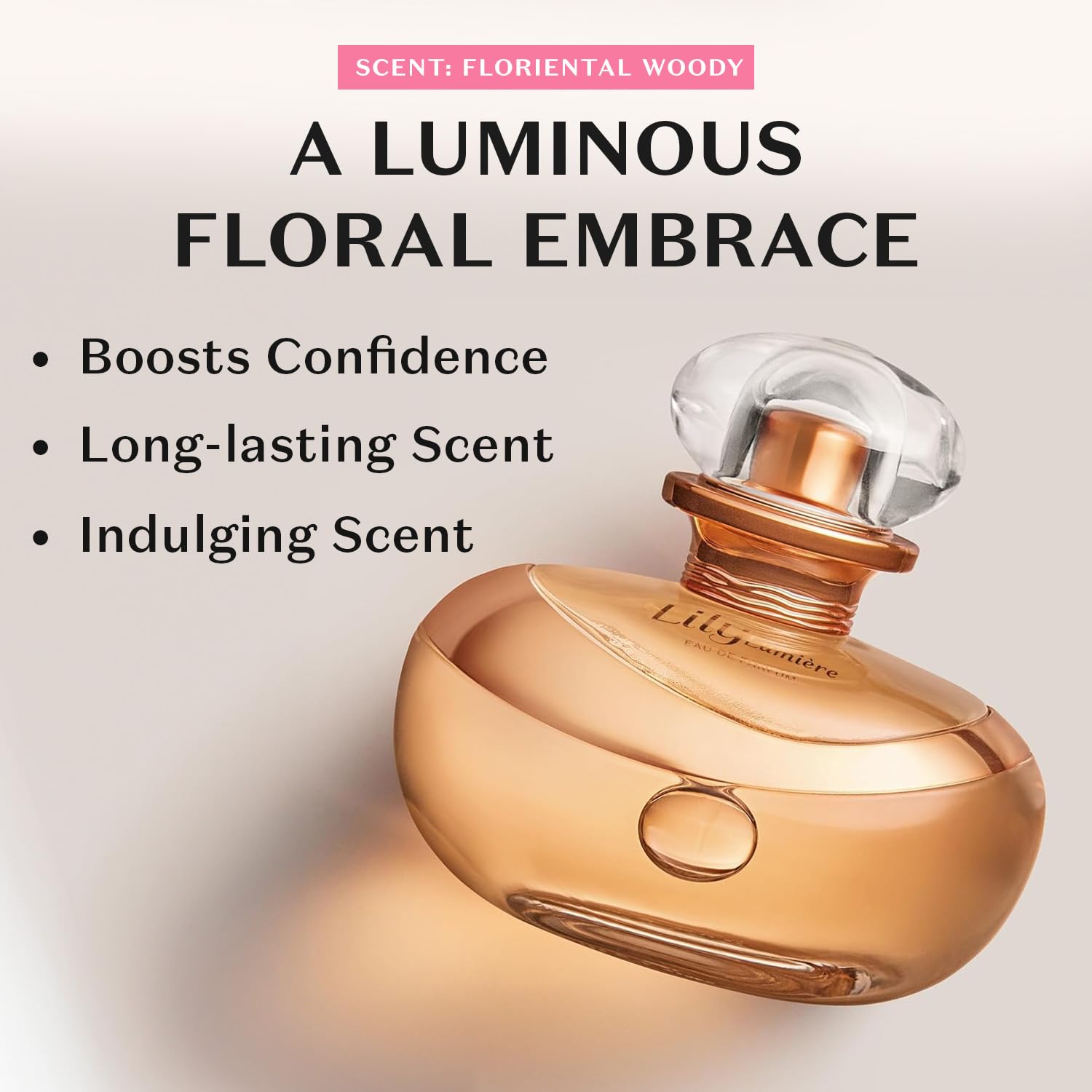 O Boticário Lily Eau de Parfum - Long Lasting Perfume for Women - 2.5 oz / 75 ml, Premium Brazilian Floral Fragrance with Lily & Jasmine Notes, Elegant Signature Scent, Women's Perfume Gift
