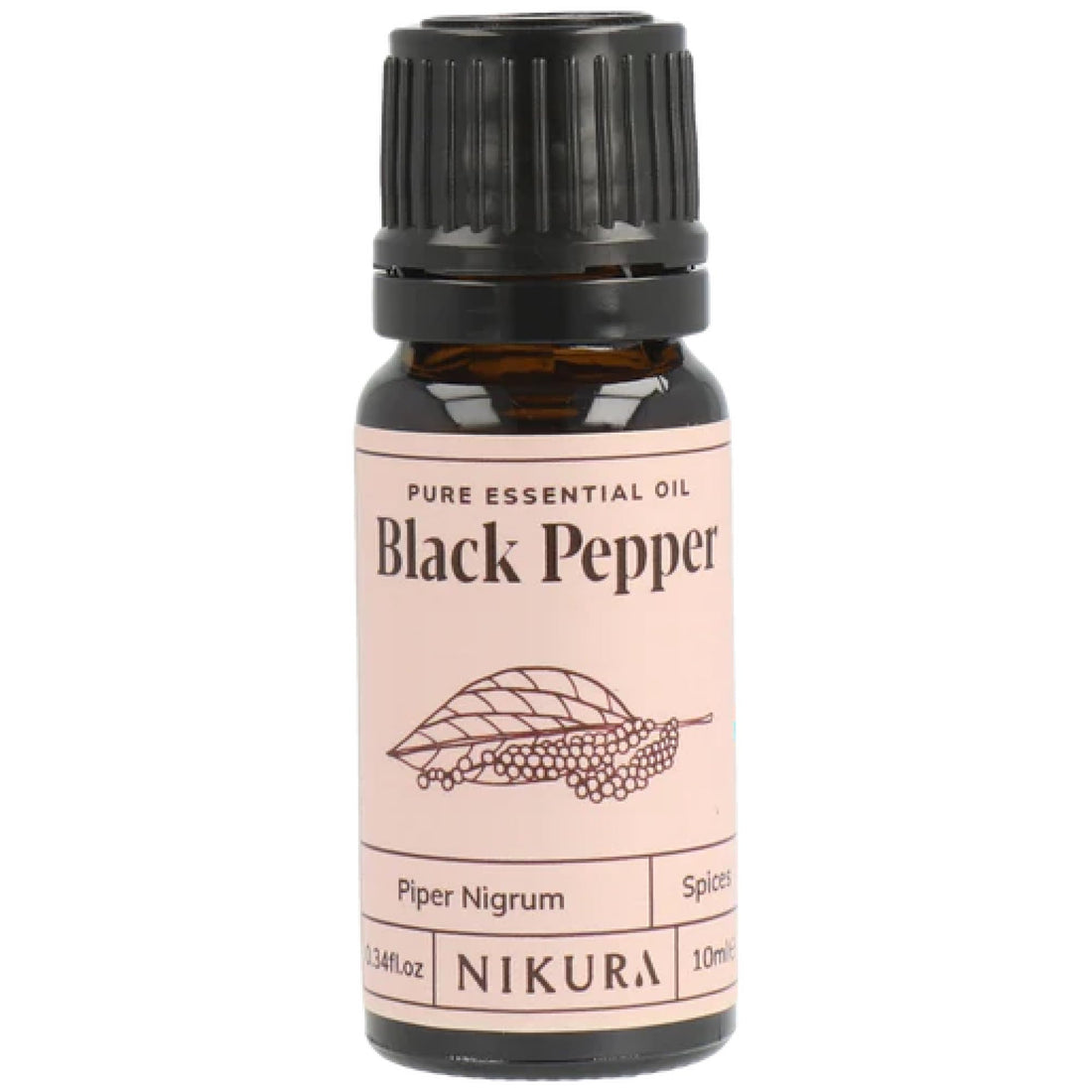 Nikura Peppermint Essential Oil - 10ml | Perfect for Repelling Spiders, Rats, Mice, Bugs, Ants | Great for Hair, Headaches Relief, Energy Boost, Skin, Candle Making | Vegan & UK Made