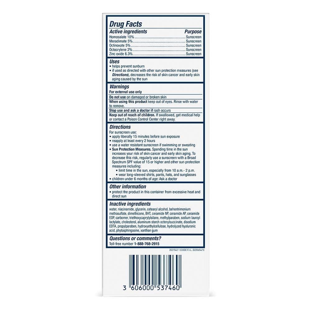 CeraVe AM Facial Moisturizing Lotion with SPF 30, Oil-Free Face Moisturizer with SPF, Formulated with Hyaluronic Acid, Niacinamide & Ceramides, Non-Comedogenic, Broad Spectrum Sunscreen, 3 Ounce Halalzen