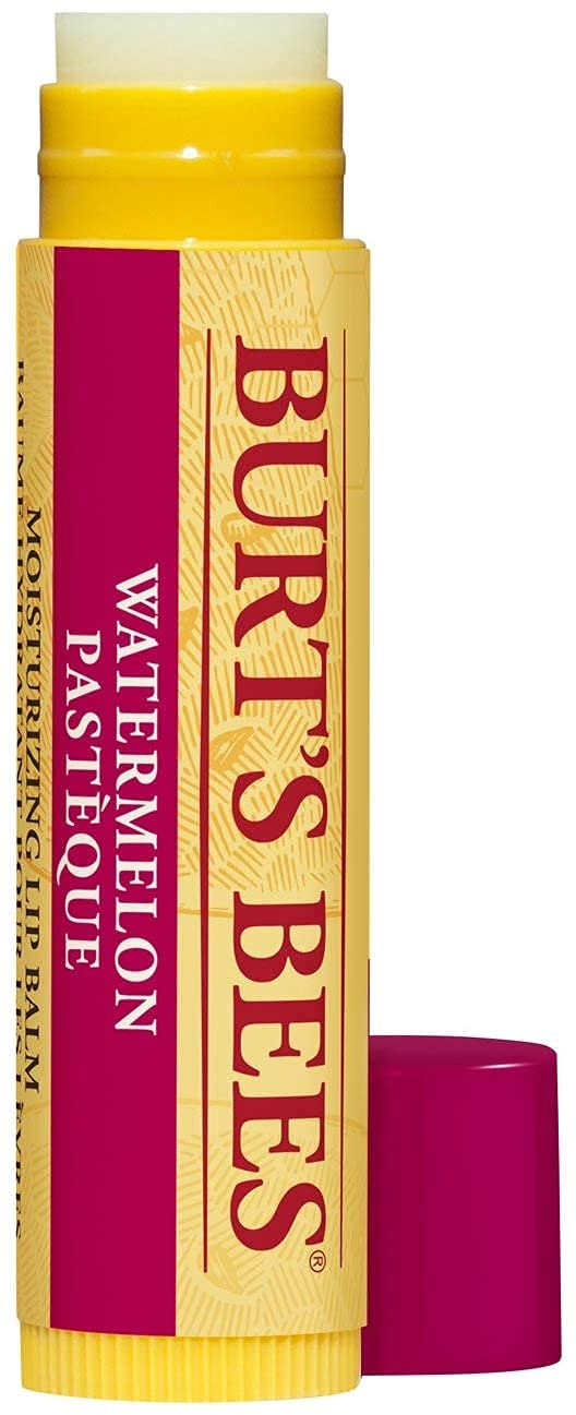 Burt's Bees Lip Balm Pomegranate, Moisturising Lip Balm With Beeswax & Vitamin E, 100% Natural Origin, 4.25g Halalzen