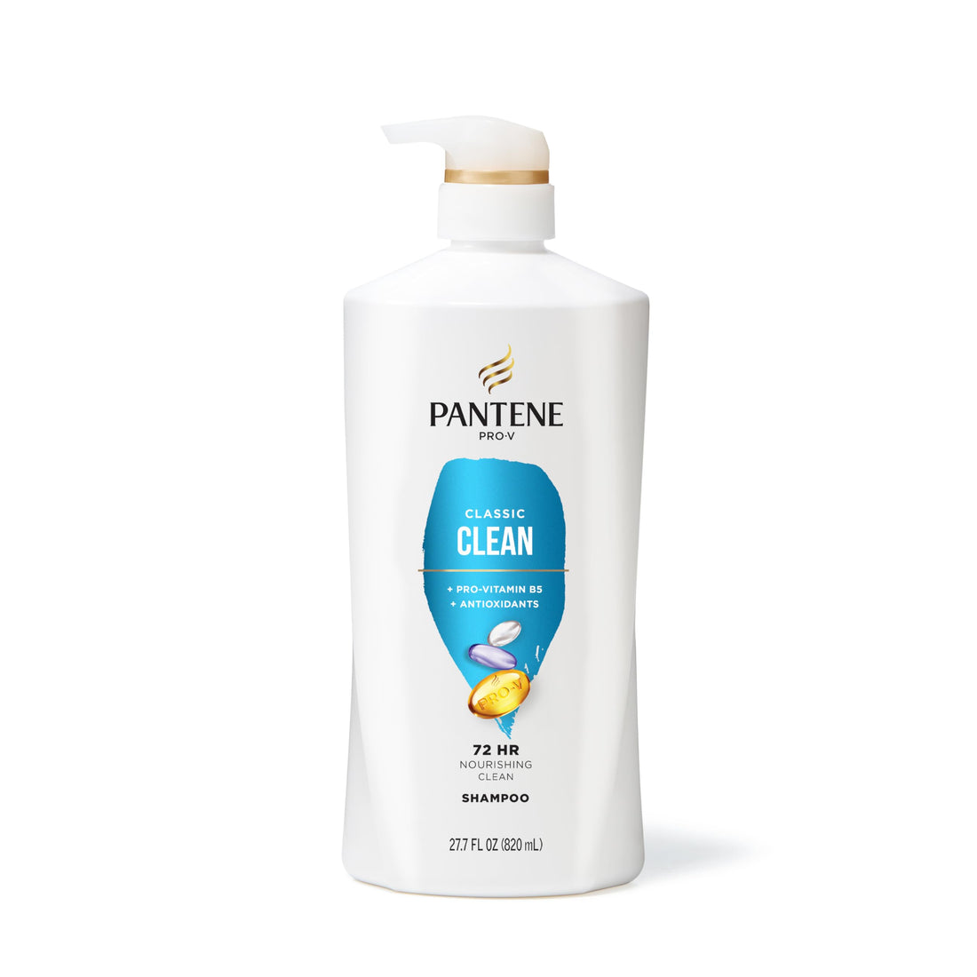 Pantene Shampoo & Conditioner Set, Daily Moisture Renewal - Pro-V Nutrients for Dry, Color-Treated, Straight to Curly Hair, 72-Hour Hydration & Softness, 52.8 Oz Total + Miracle Rescue Shot (0.5 Oz) Halalzen