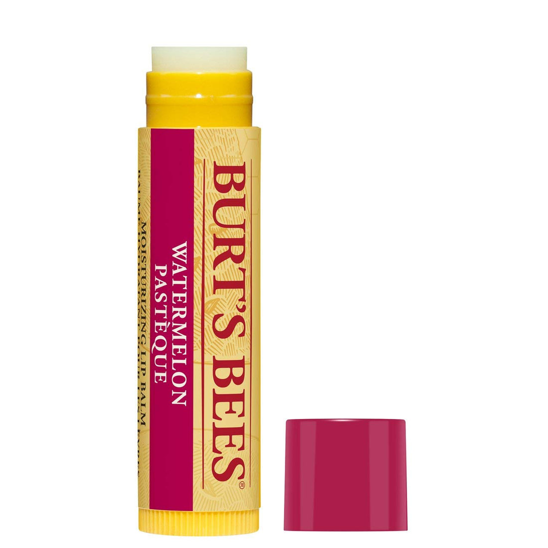 Burt's Bees Lip Balm Pomegranate, Moisturising Lip Balm With Beeswax & Vitamin E, 100% Natural Origin, 4.25g Halalzen