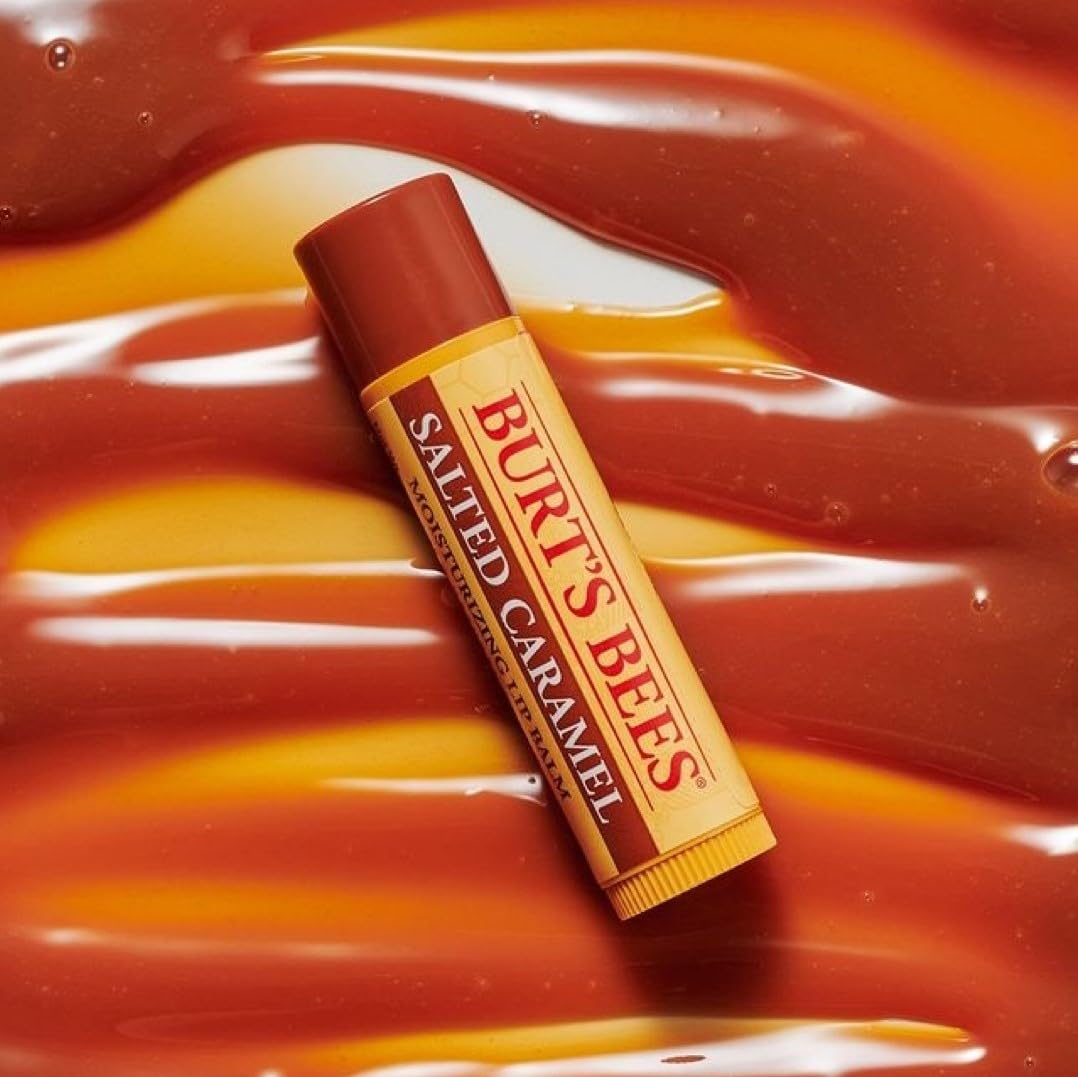 Burt’s Bees Lip Balm Gift Set, Cinnamon Apple Crisp, Vanilla Bean, Peppermint, Lip Balm Multipack, 100% Natural Origin, 3x4.25g Halalzen