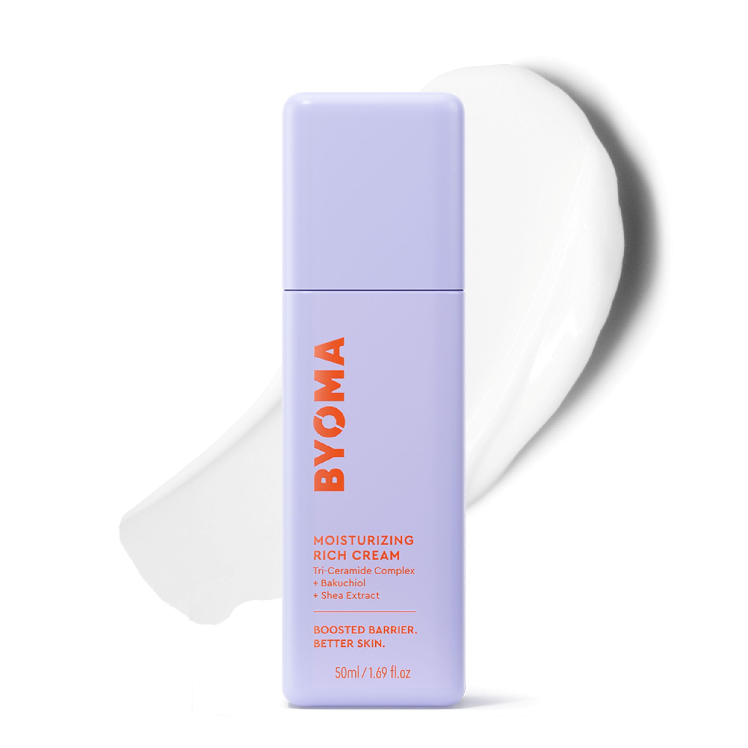 BYOMA Moisturising Gel Cream (50ml) Lightweight Oil Free Daily Moisturiser with Barrier Repair, Niacinamide and Green Tea, for All Skin Types - Alcohol Free, Vegan