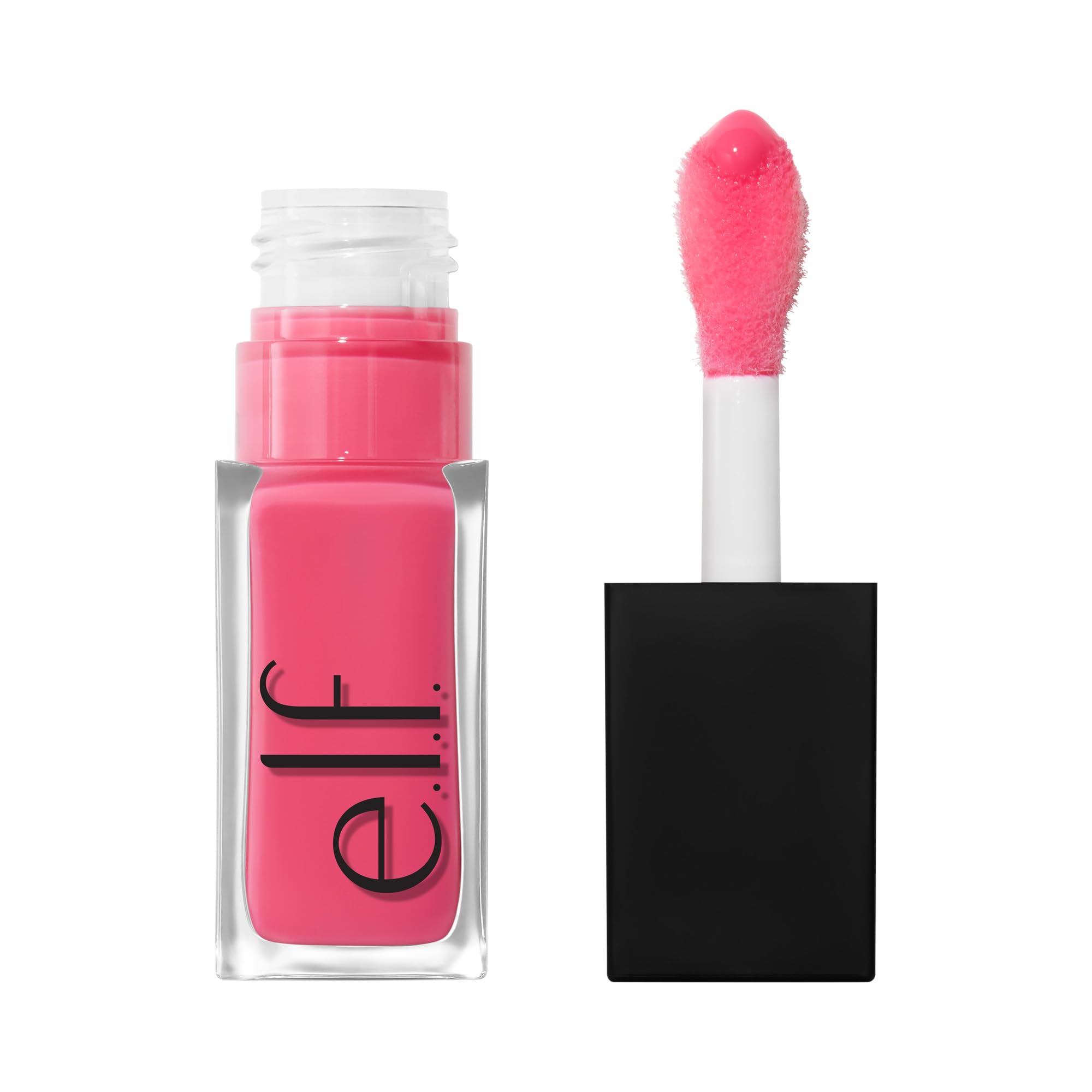 e.l.f. Glow Reviver Plumping Lip Oil, Tinted Lip Plumper for a High-Shine, Plump Finish, Infused with Jojoba Oil, Vegan & Cruelty-Free, Piggy Bank