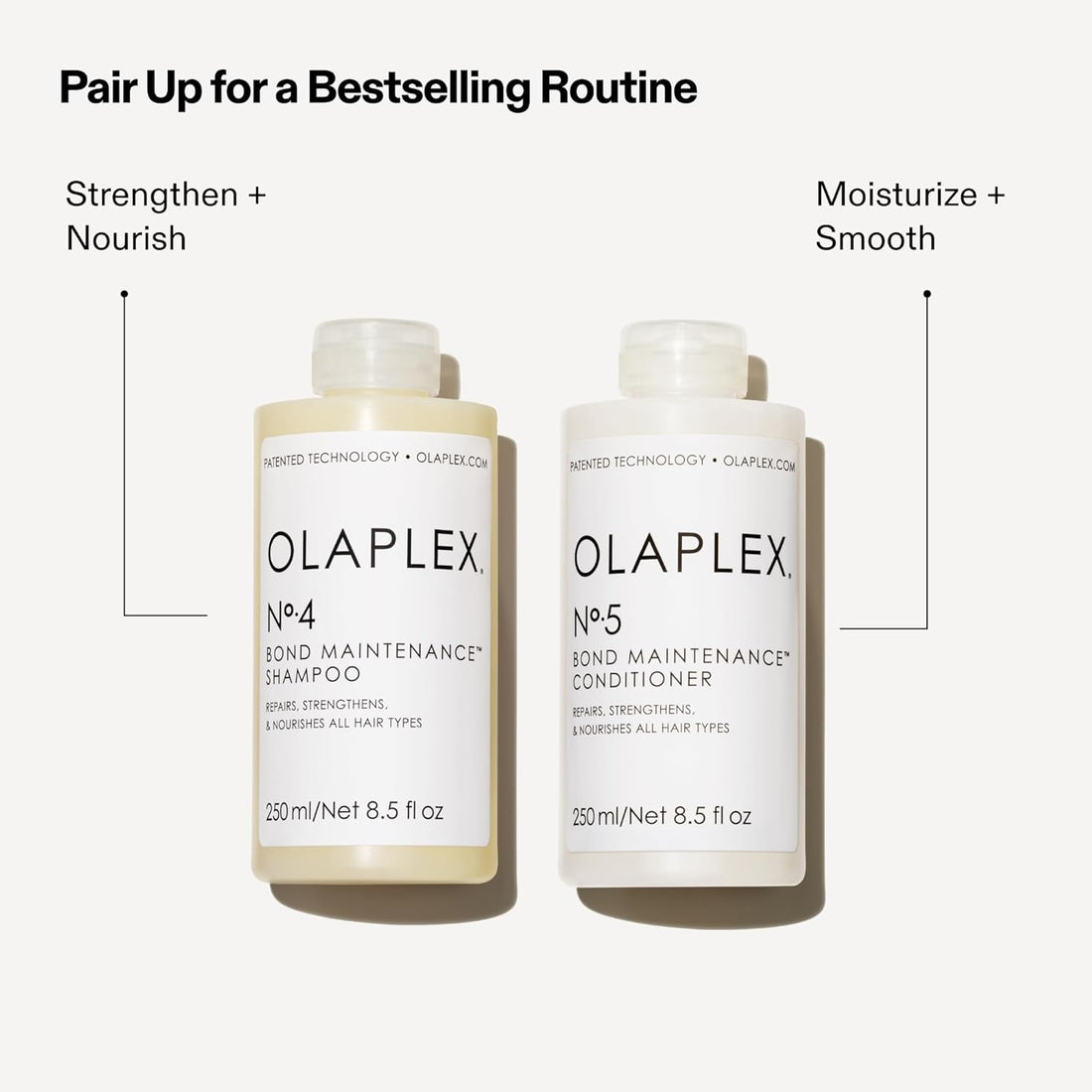 Olaplex Nº. 5 Bond Maintenance Conditioner: Reduces Breakage & Strengthens Hair | Hydrates, Smooths & Detangles | For Coily, Curly, Straight, and Wavy, 250 mL / 8.5 Fl. Oz.