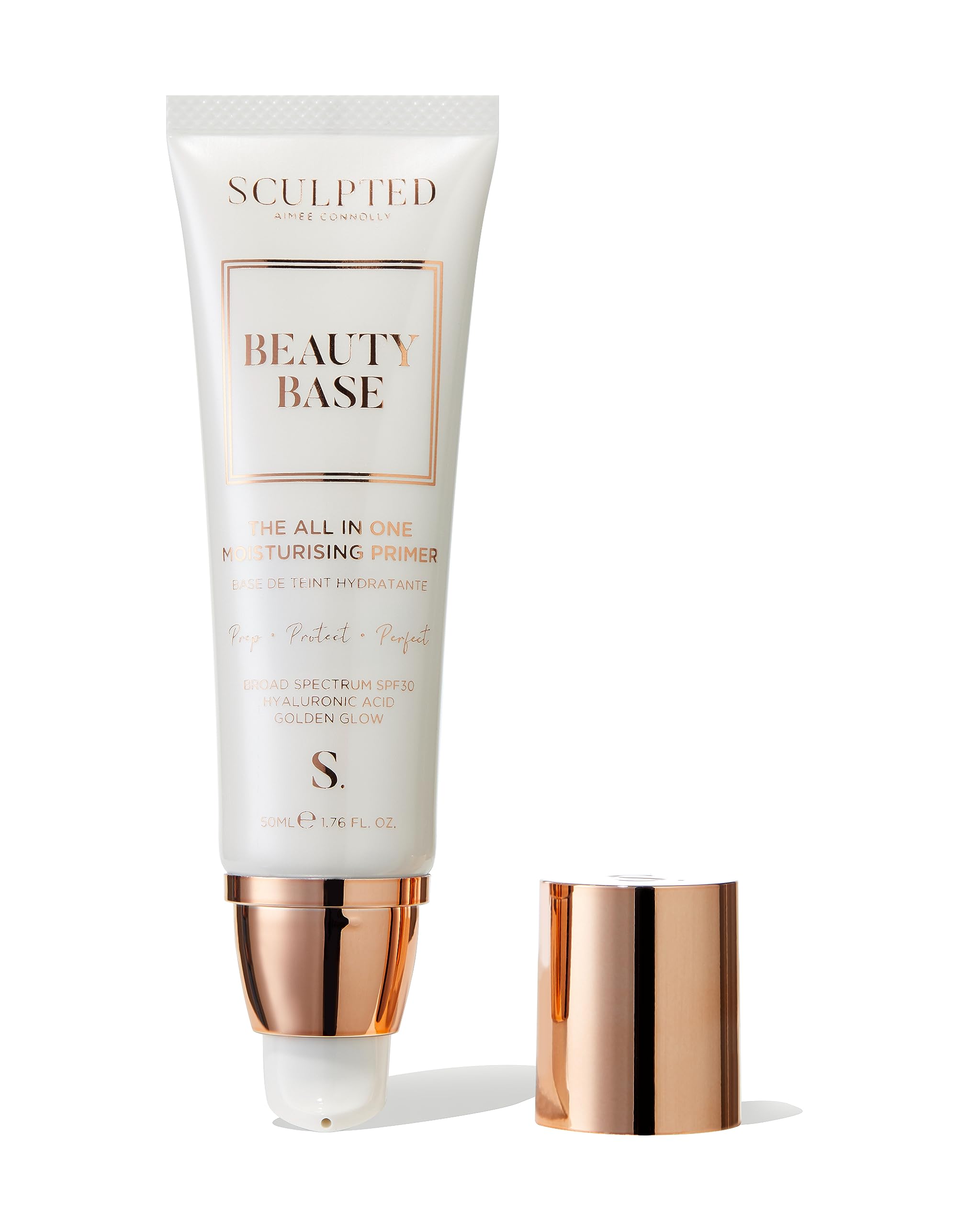 Beauty Base Protect SPF 50 Primer from Sculpted by Aimee (Protect) – 50ml All in One Moisturising Primer that Protects from UVA and UVB, Perfecting your Skin Halalzen