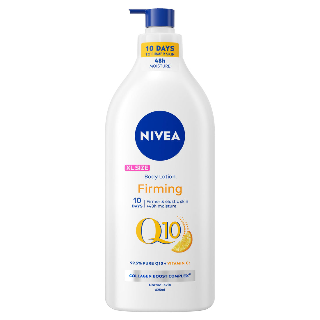 NIVEA Rich Nourishing Body Lotion (625ml), Rich 72H Hydration Moisturiser for Dry Skin Made with Deep Moisture Serum and Almond Oil, Extra Large NIVEA Body Lotion