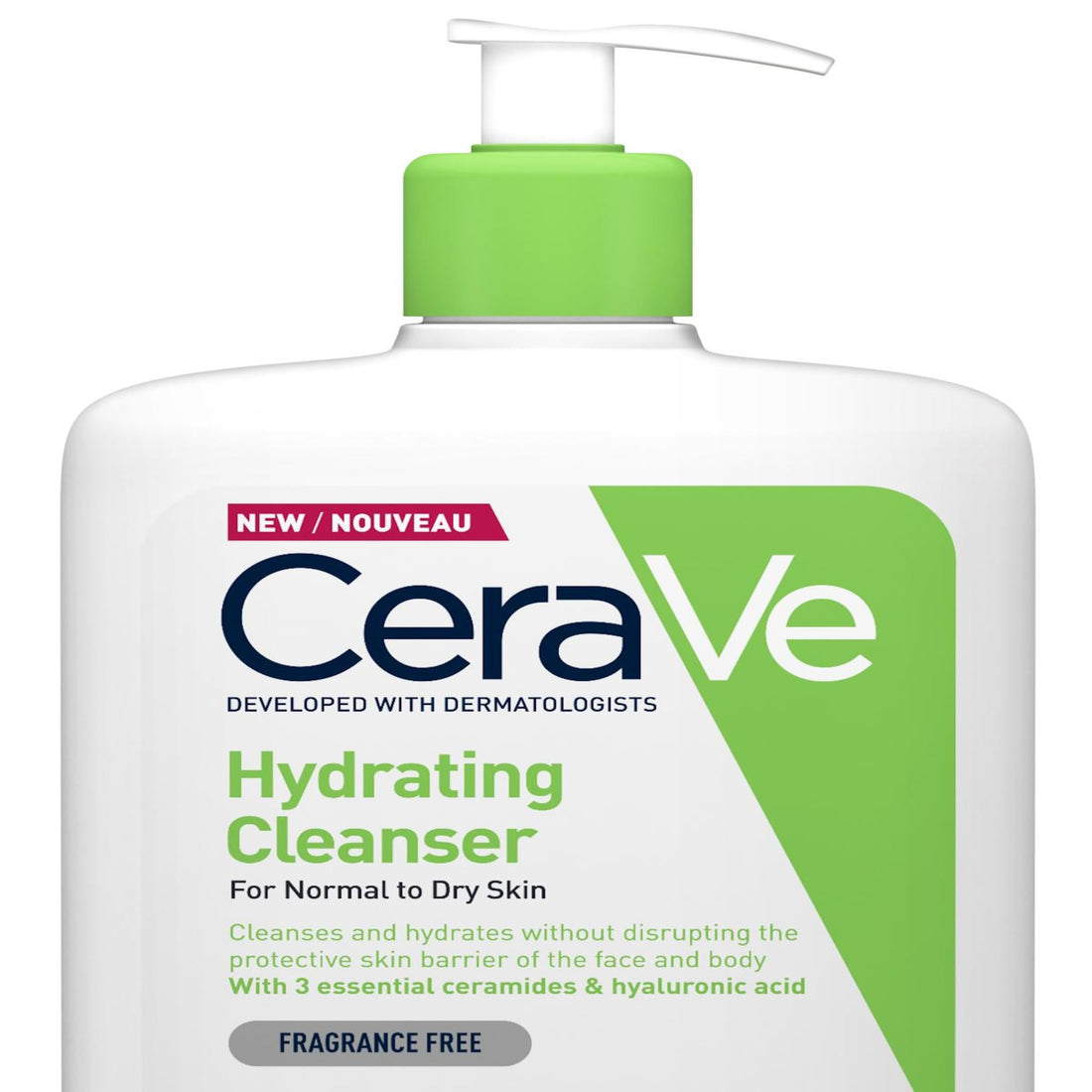 CeraVe Hydrating Cleanser for Normal to Dry Skin ml with Hyaluronic Acid and 3 Essential Ceramides
