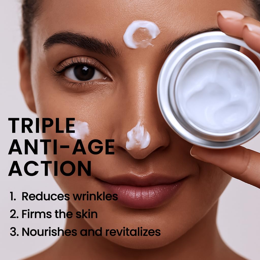 Kleem Retinol Night Cream – Anti Wrinkle Face Cream with Hyaluronic Acid & Panthenol – Anti Aging Cream for Fine Lines, Dark Spots & Uneven Skin Tone – Gentle Formula, 50ml