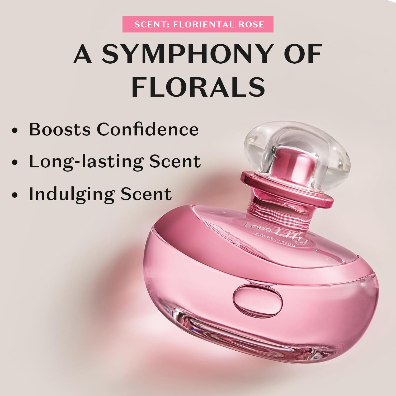 O Boticário Lily Eau de Parfum - Long Lasting Perfume for Women - 2.5 oz / 75 ml, Premium Brazilian Floral Fragrance with Lily & Jasmine Notes, Elegant Signature Scent, Women's Perfume Gift